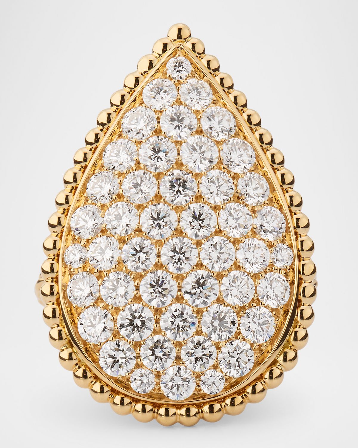 Boucheron Serpent Boheme XL 18K Yellow Gold Diamond Ring
