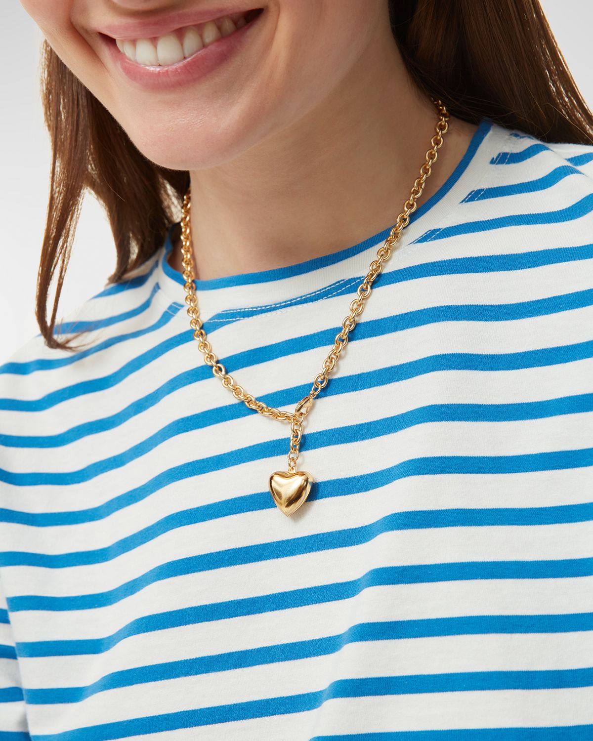 Roxanne Assoulin Puffy Hearts Mini Pendant Necklace