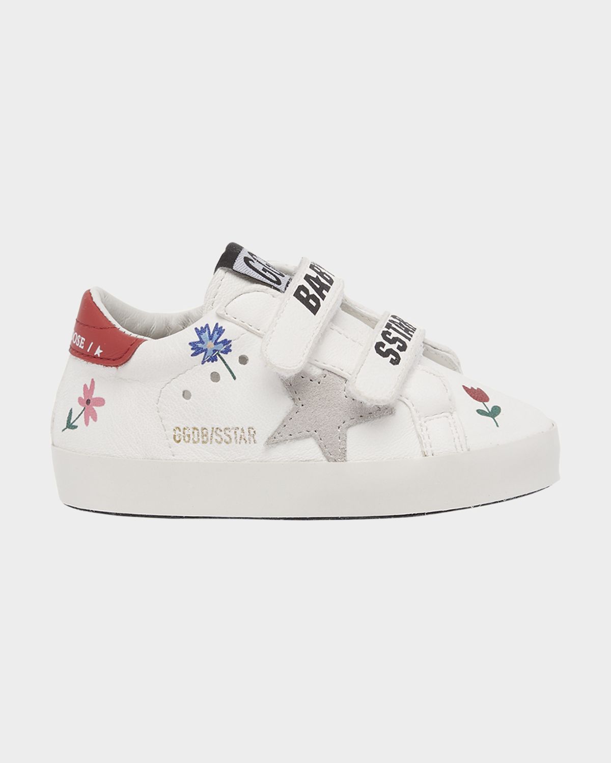 Golden Goose Girl 's School Leather Low Top Sneakers, Baby