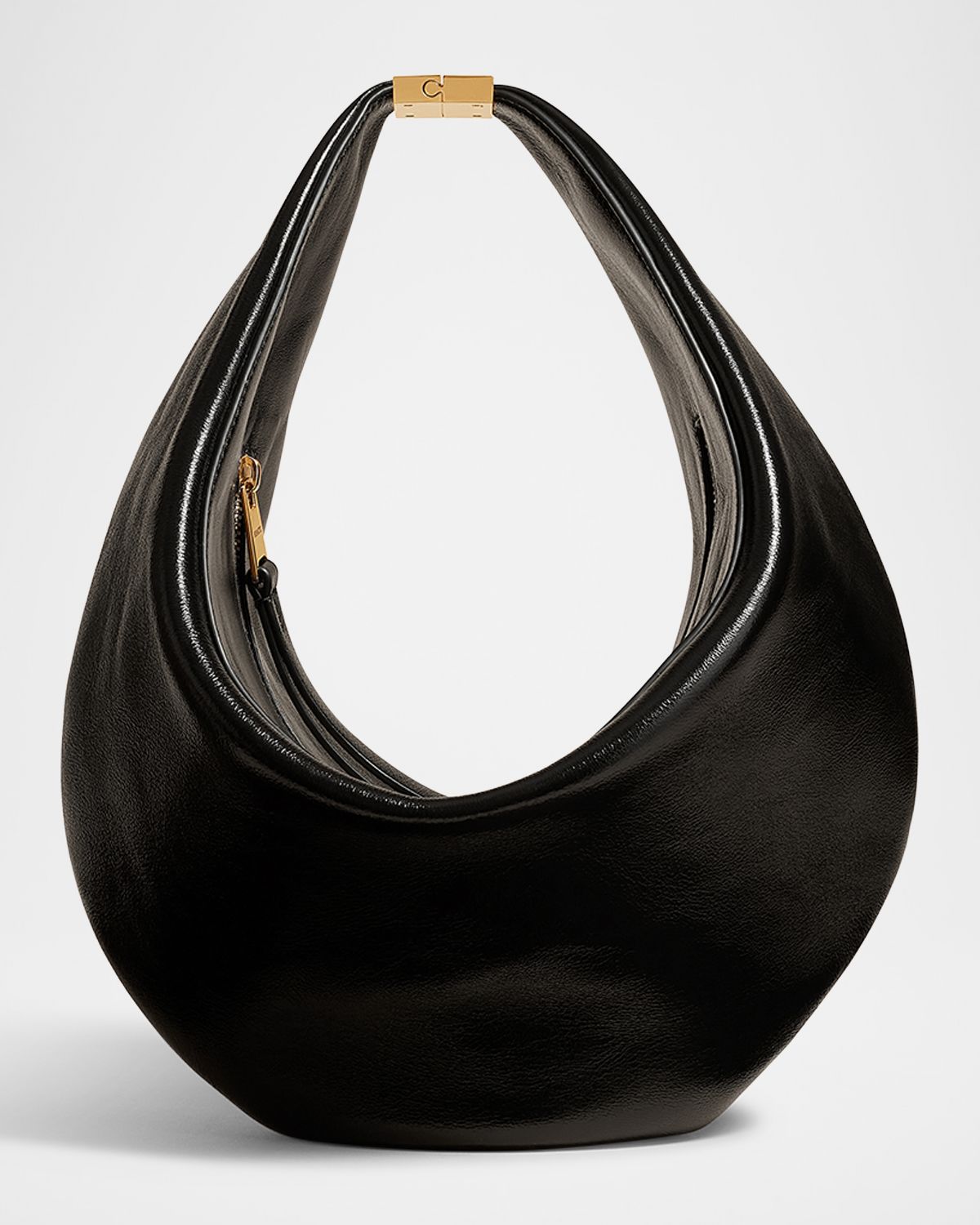 Khaite Olivia Small Leather Shoulder Bag