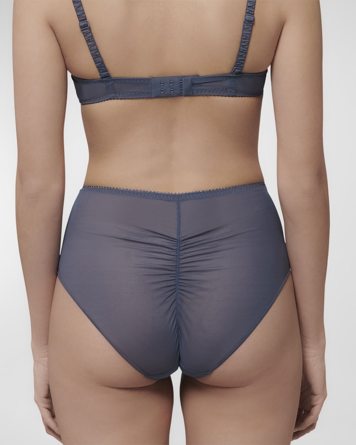 Simone Perele Intrigue Ruched Embroidered Retro Briefs
