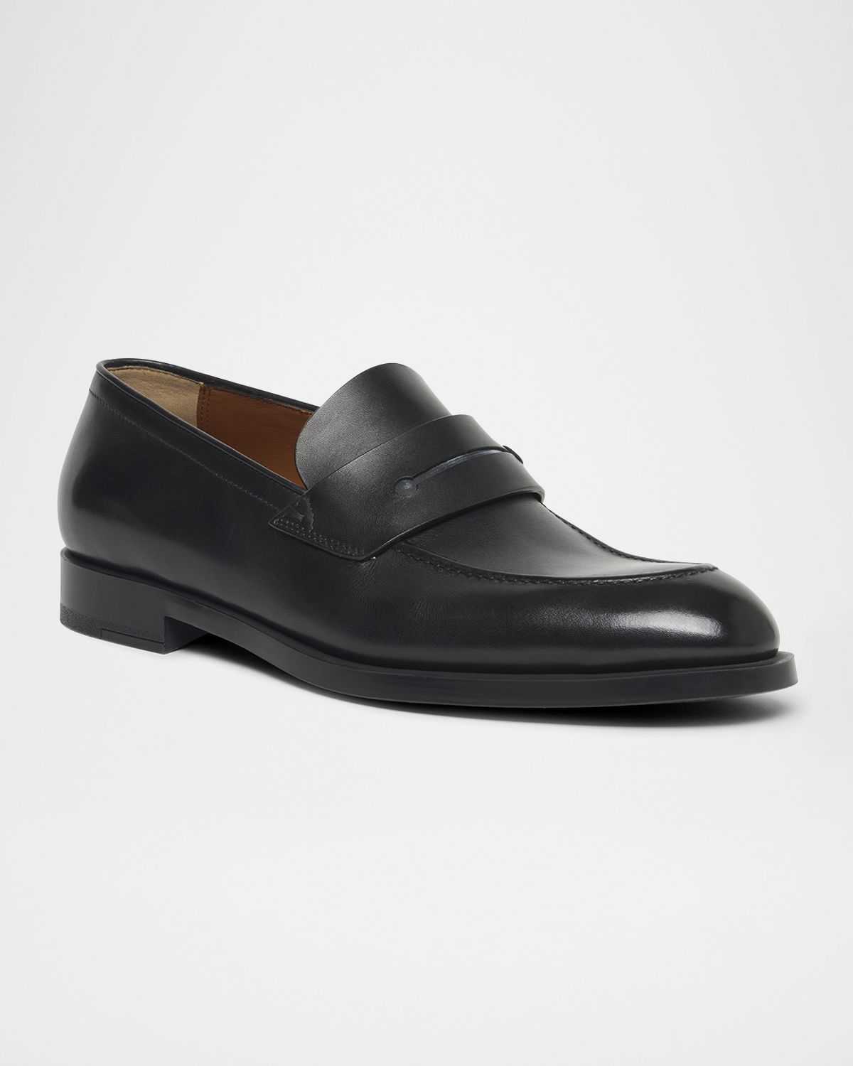 ZEGNA Men 's Calfskin Penny Loafers
