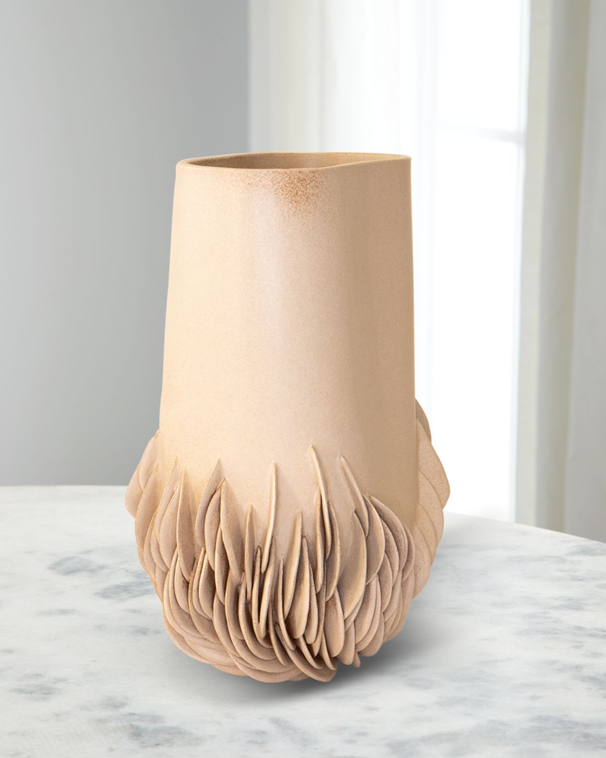 LORENE CAVAGNA CERAMIQUE Anemone Stoneware Vase, 16"