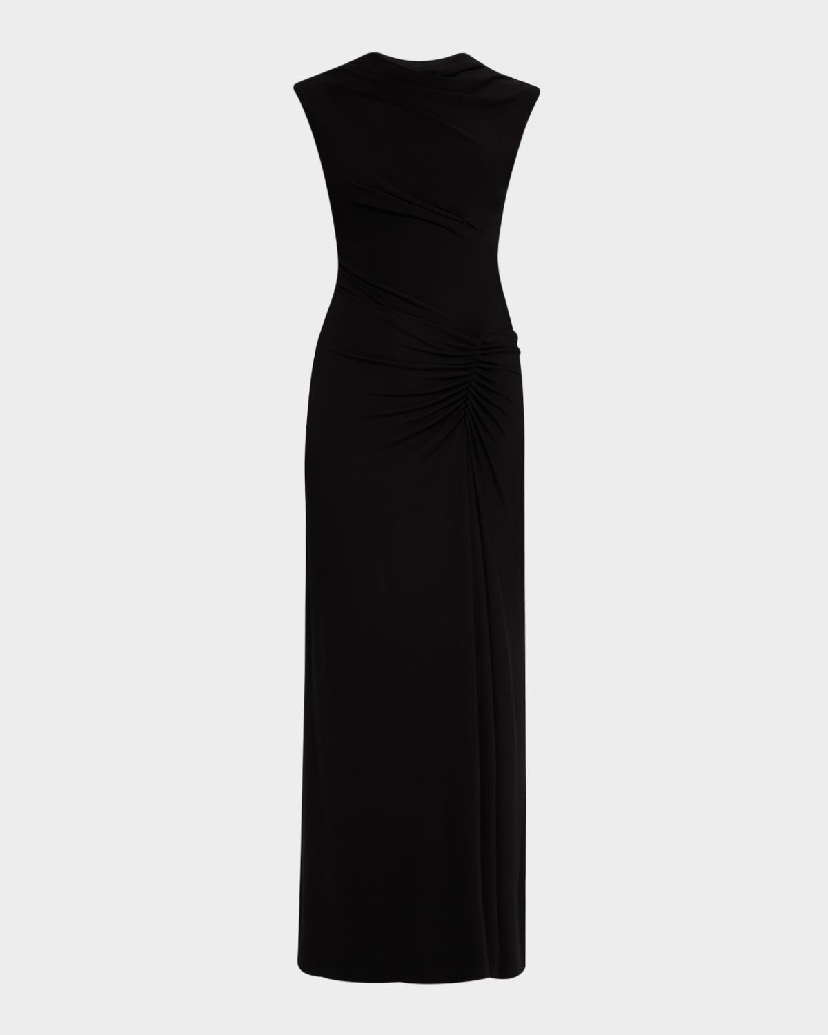 SIMKHAI Acacia Sleeveless Gathered Midi Dress