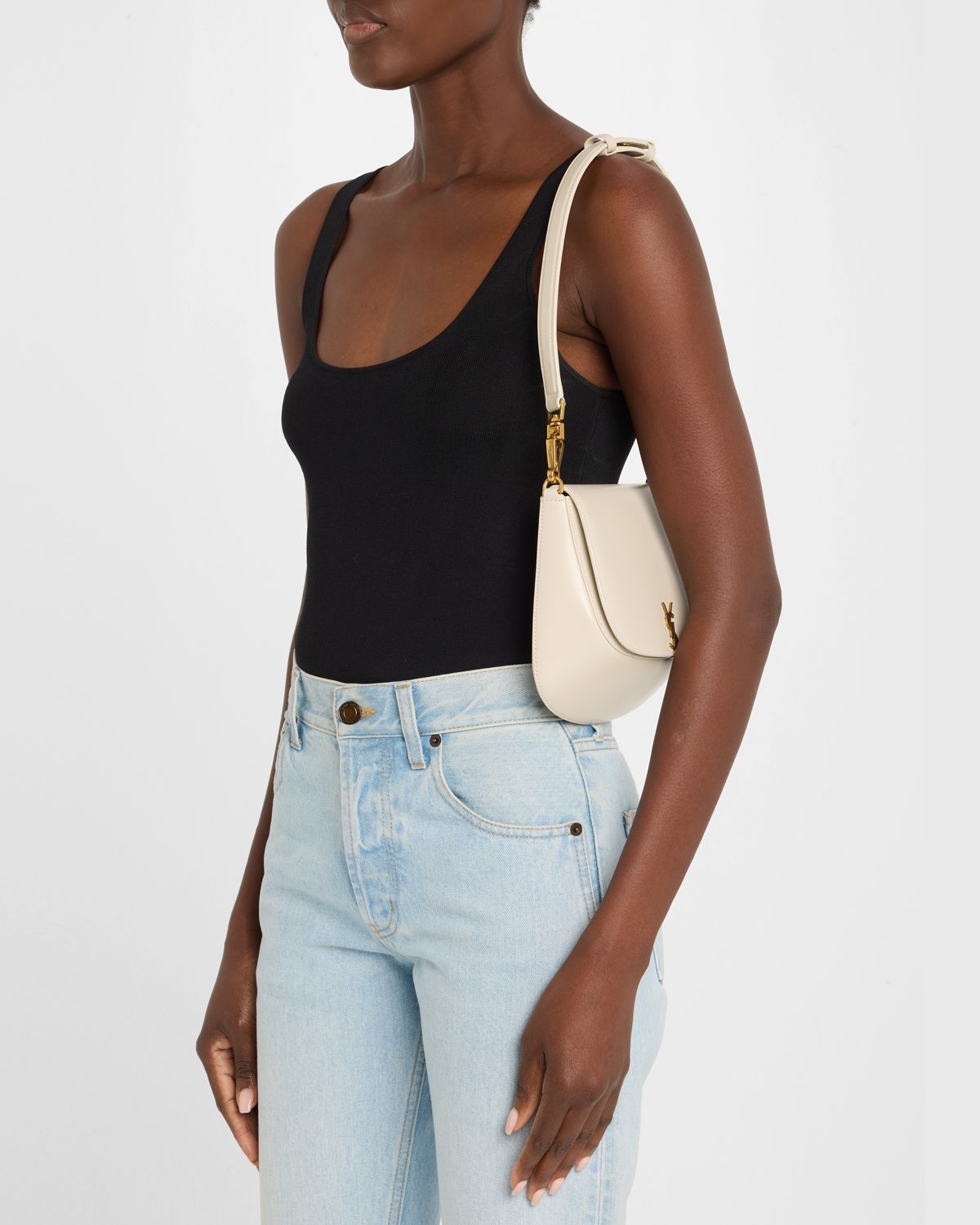 Saint Laurent Voltaire Shoulder Bag in Smooth Leather | Thumbnail 8