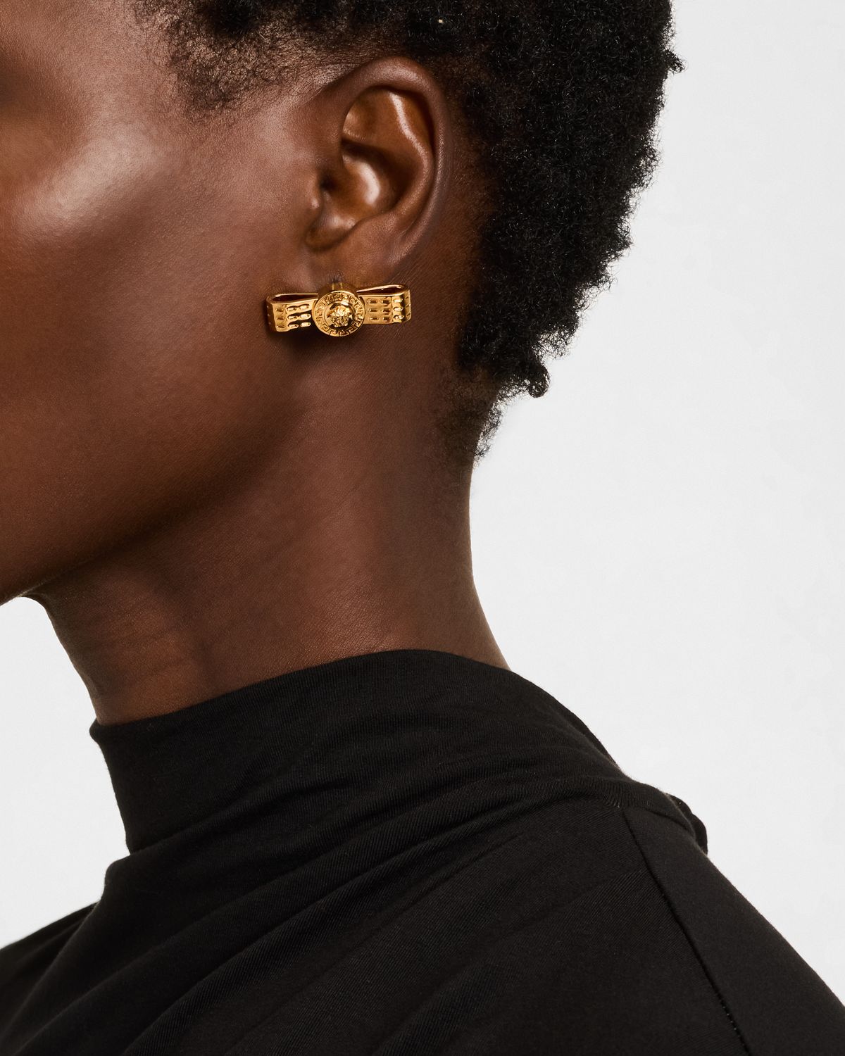 Versace Medusa Bow Earrings