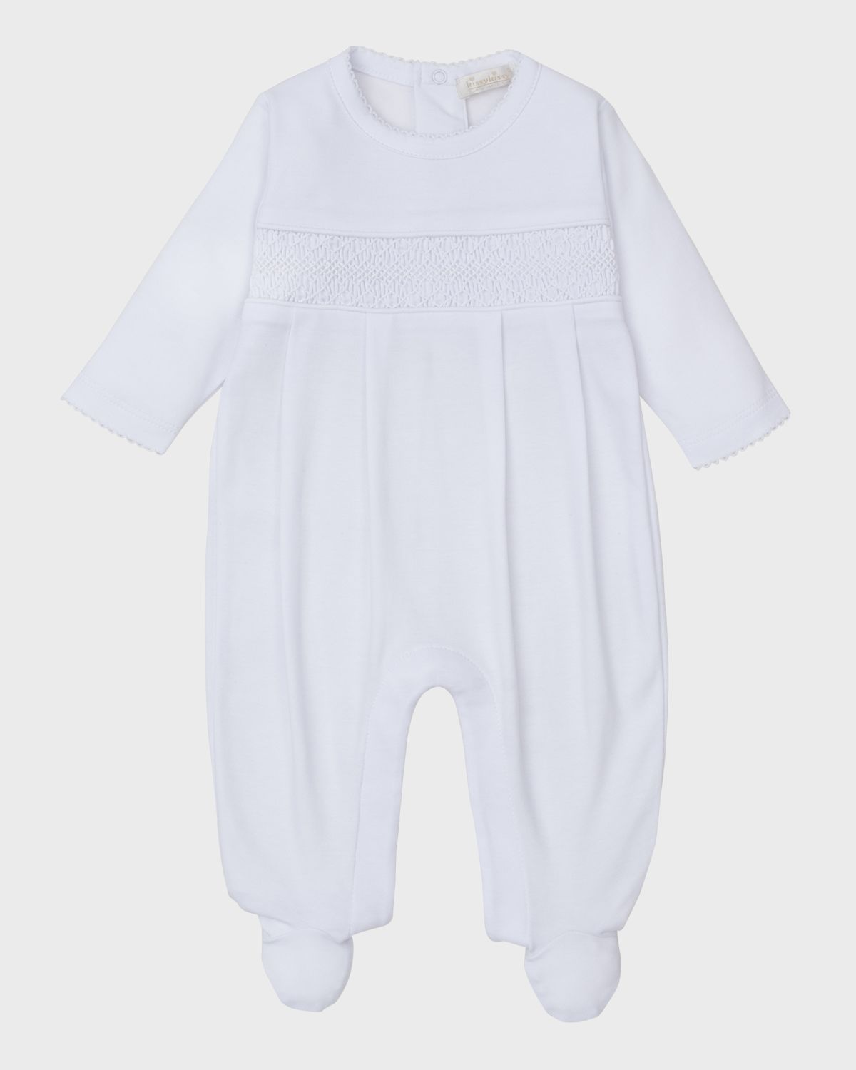 Kissy Kissy Kid 's Charmed Hand Smocked Footie, Size Premie-6M