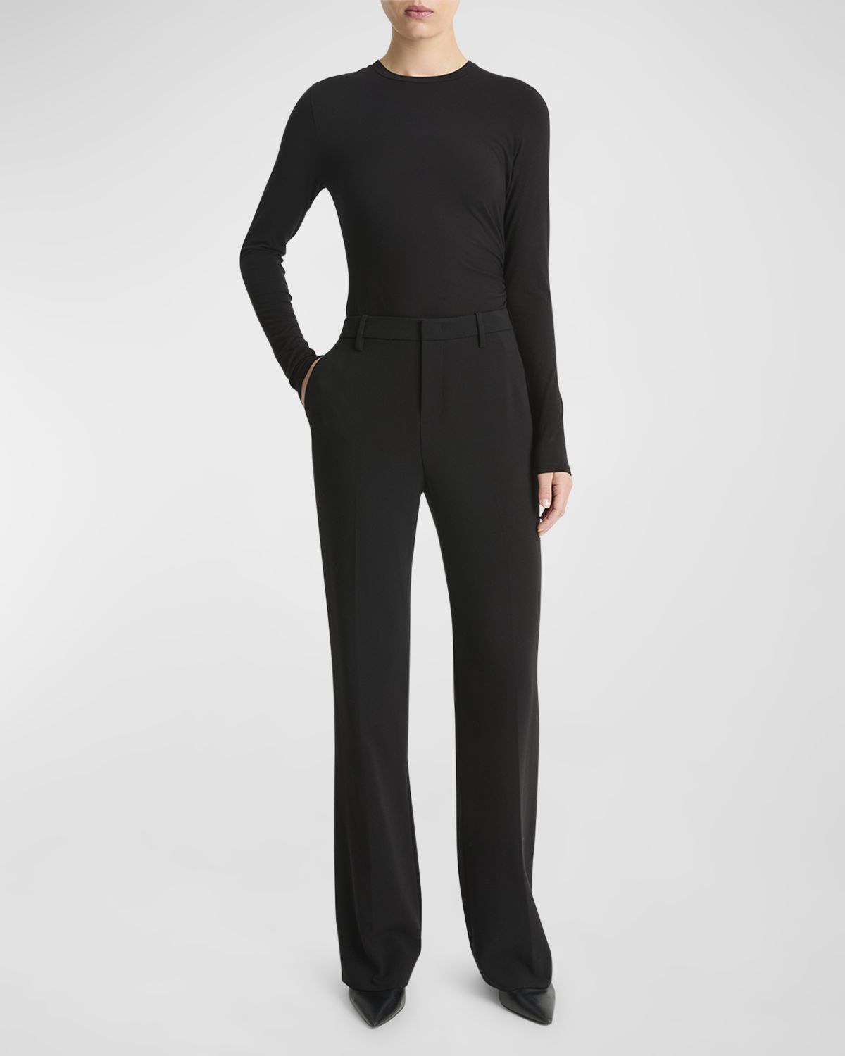 Vince Simone Mid-Rise Flare Pants