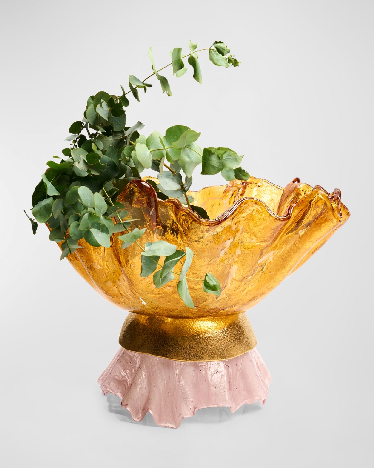 Vetrofuso Ballarina Bronze Vase