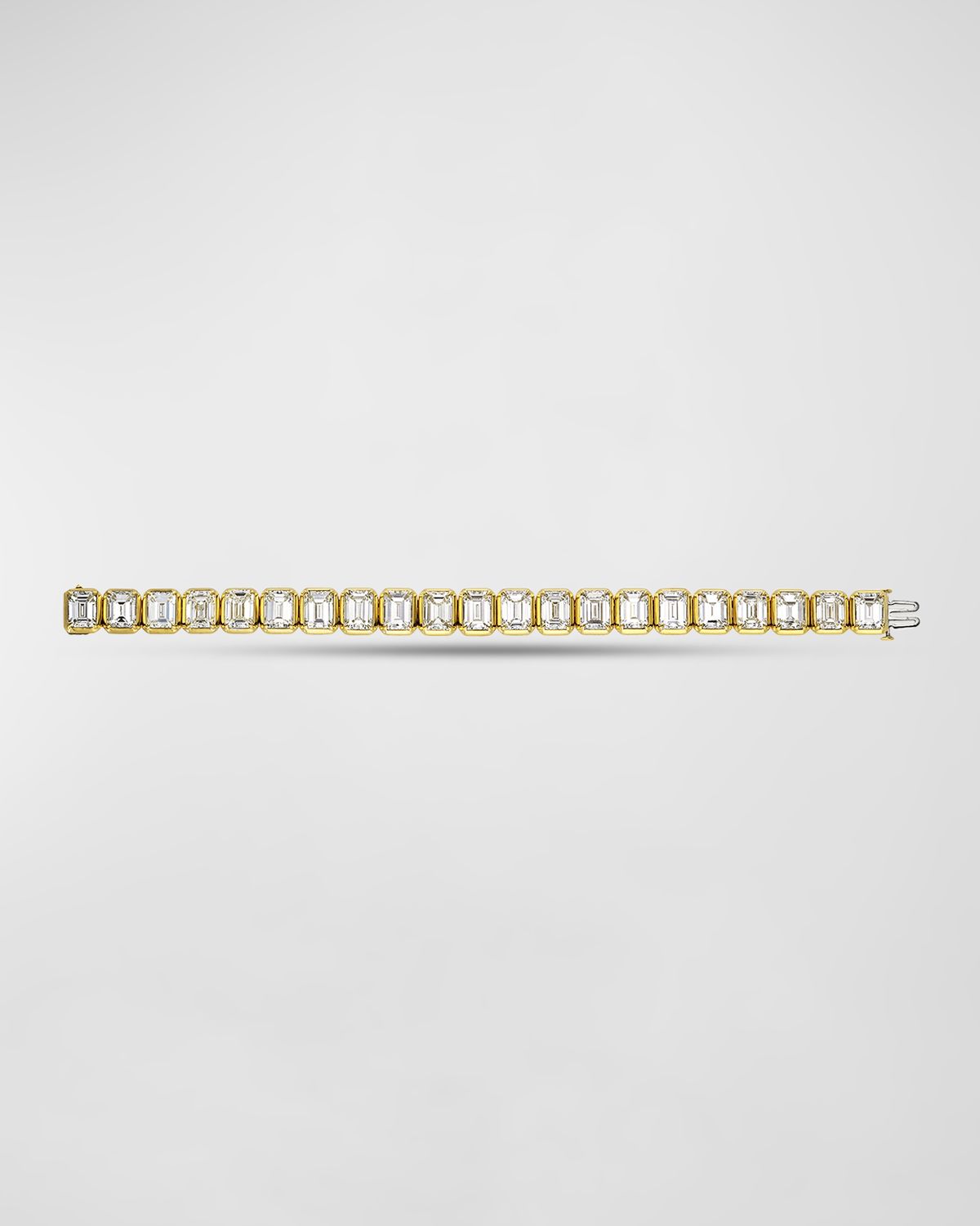 Neiman Marcus Diamonds 18K Yellow Gold Diamond Bracelet, 7", 42.37tcw