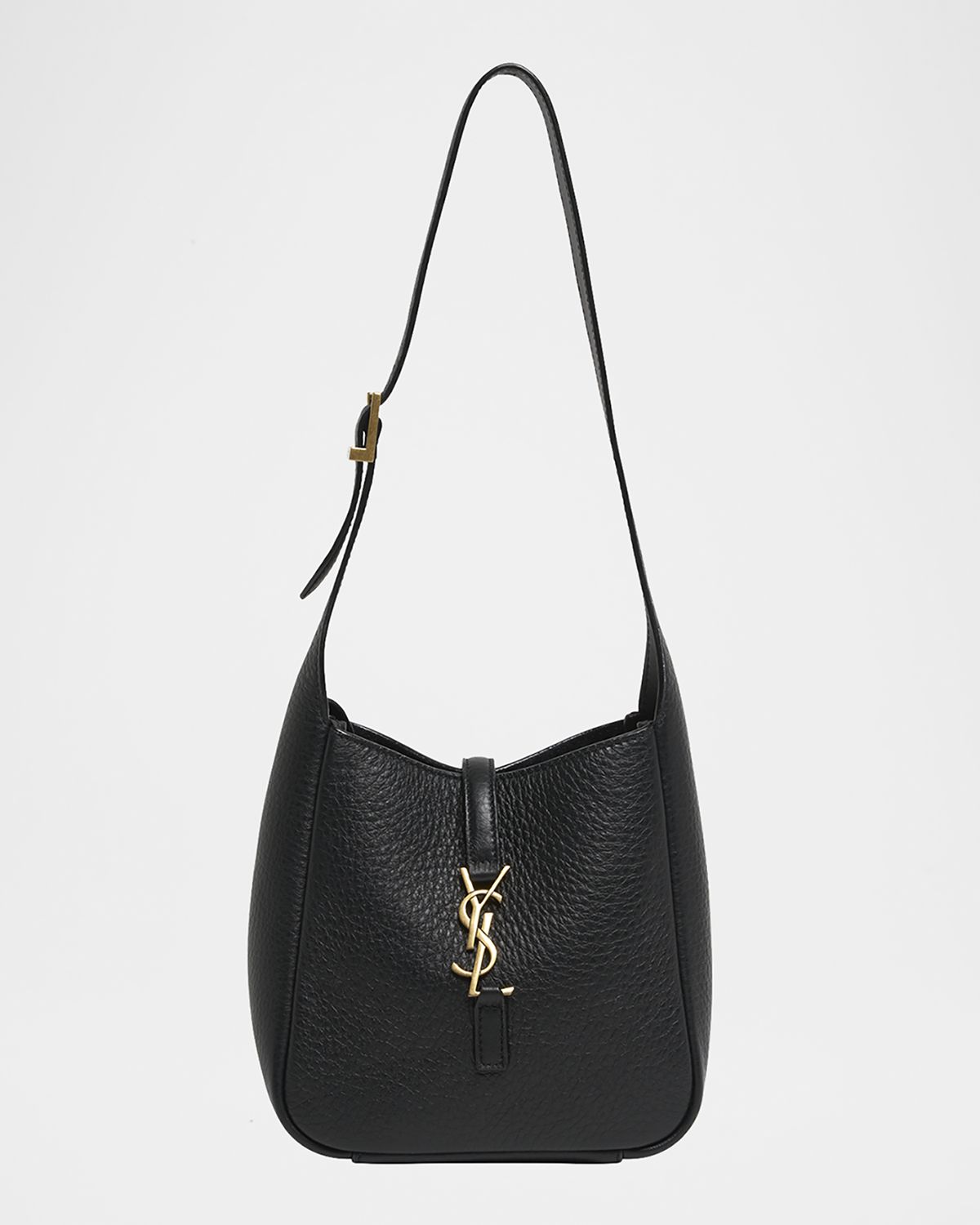 Saint Laurent Le 5 A 7 Hobo Bag in Deer Leather