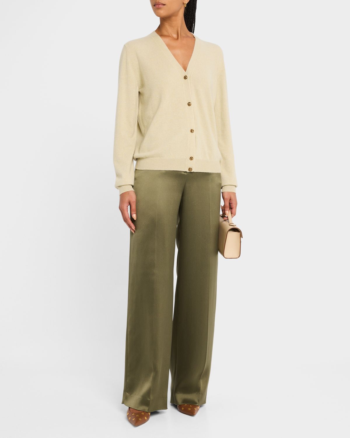 Loro Piana Classic Baby Cashmere Cardigan