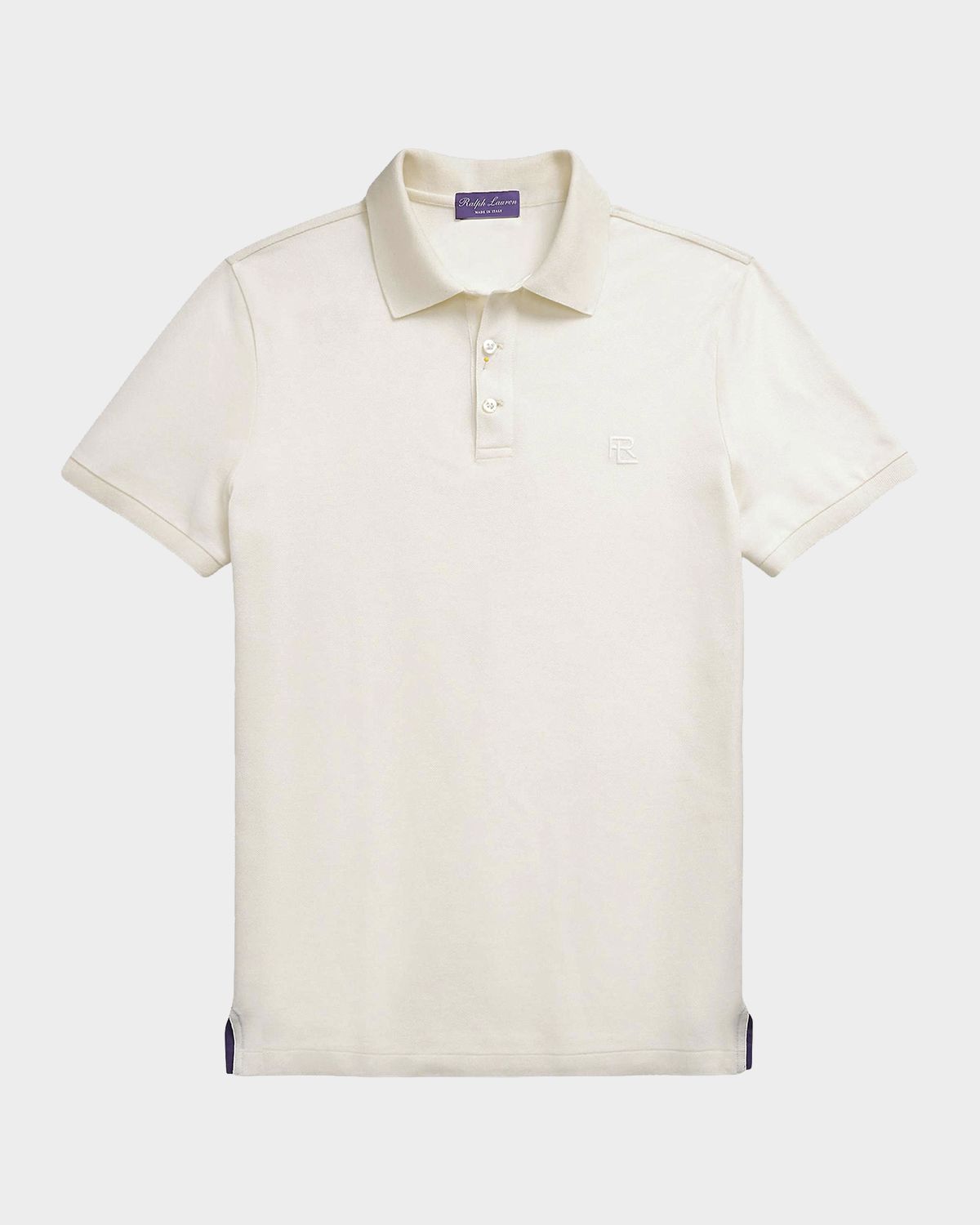 Ralph Lauren Purple Label Men 's RL Pique Polo Shirt