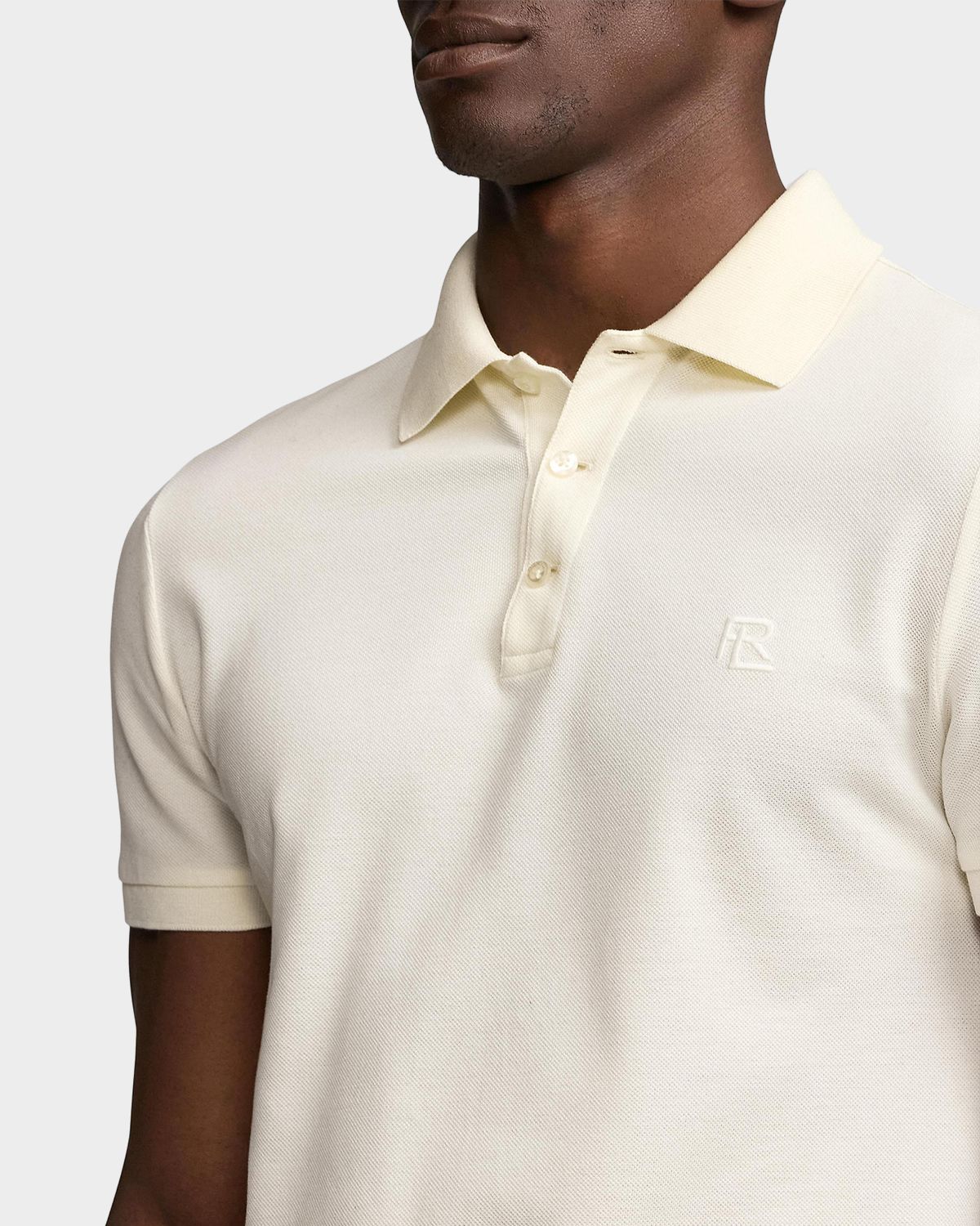 Ralph Lauren Purple Label Men 's RL Pique Polo Shirt | Thumbnail 5