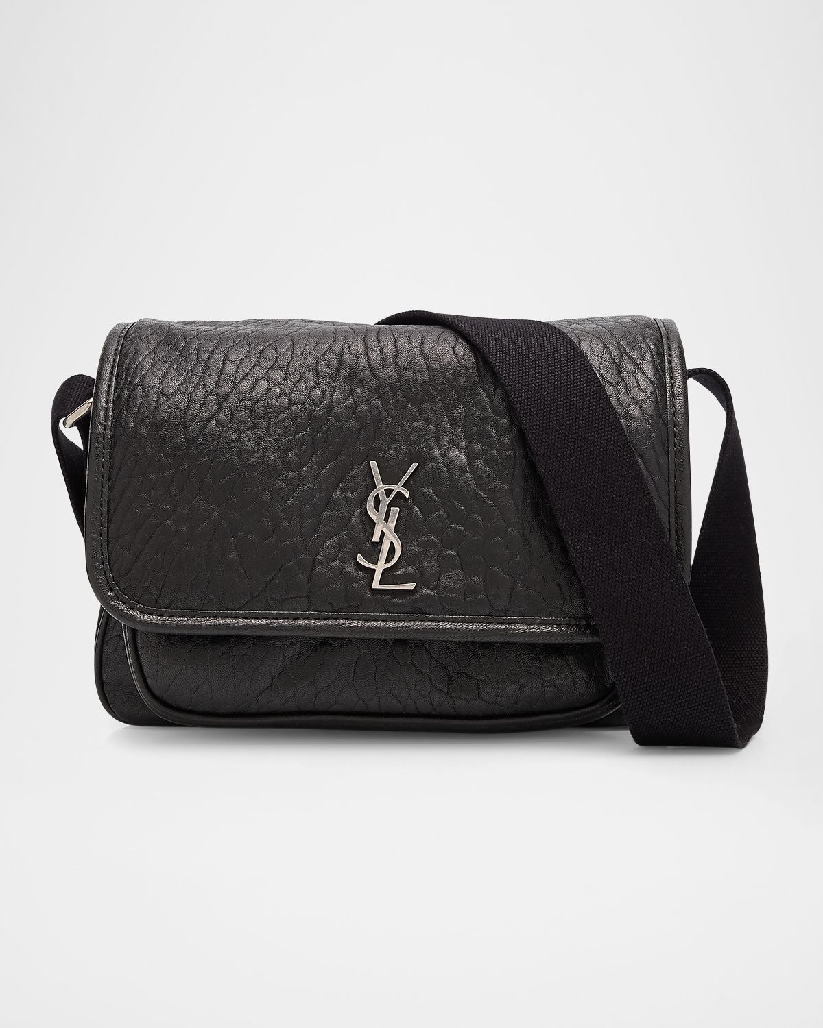 Saint Laurent Men 's Niki Small Messenger Bag in Grained Lambskin | Thumbnail 6 Saint Laurent Men 's Niki Small Messenger Bag in Grained Lambskin | Thumbnail 6