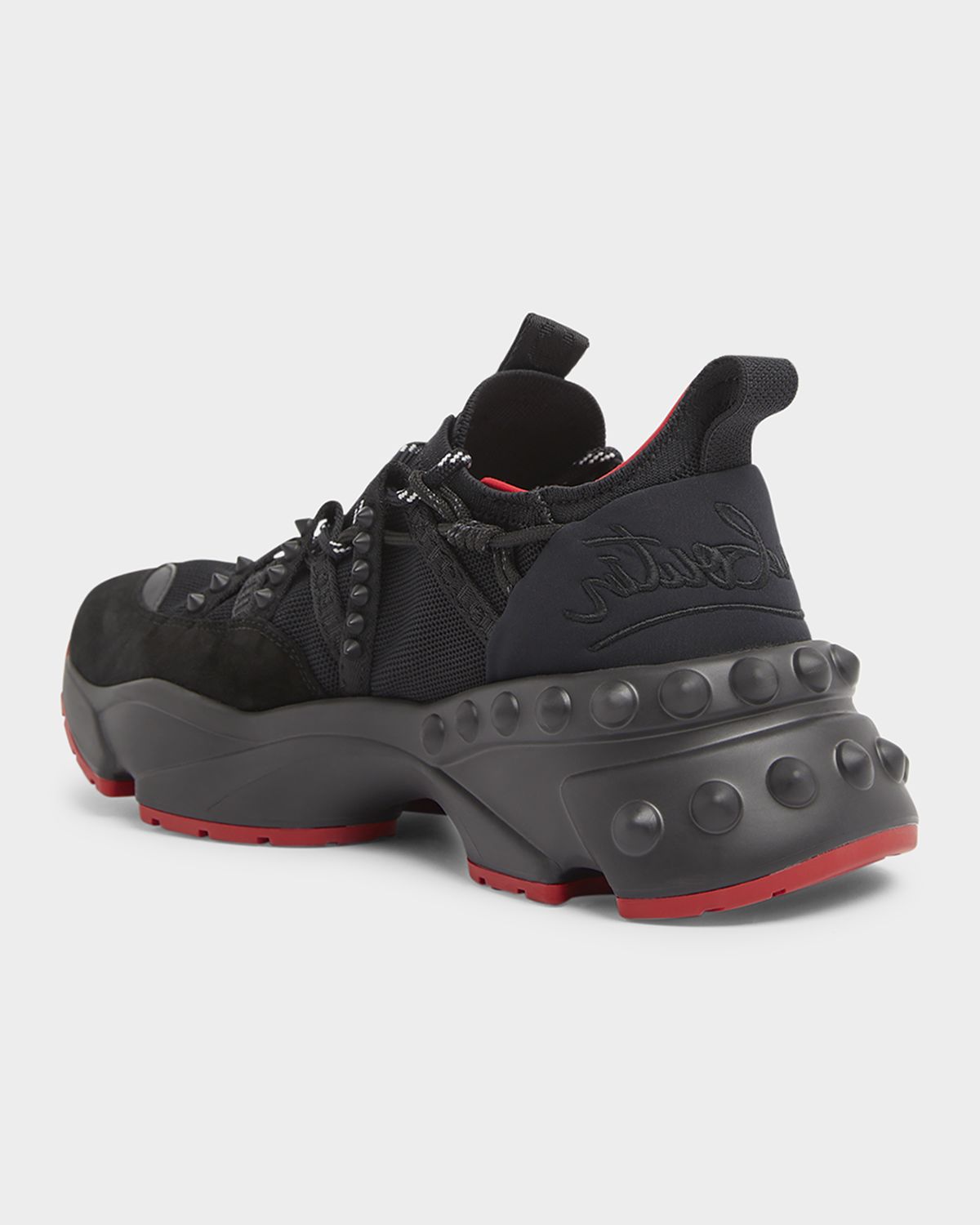 Christian Louboutin Men 's Trailnrun Mesh Runner Sneakers