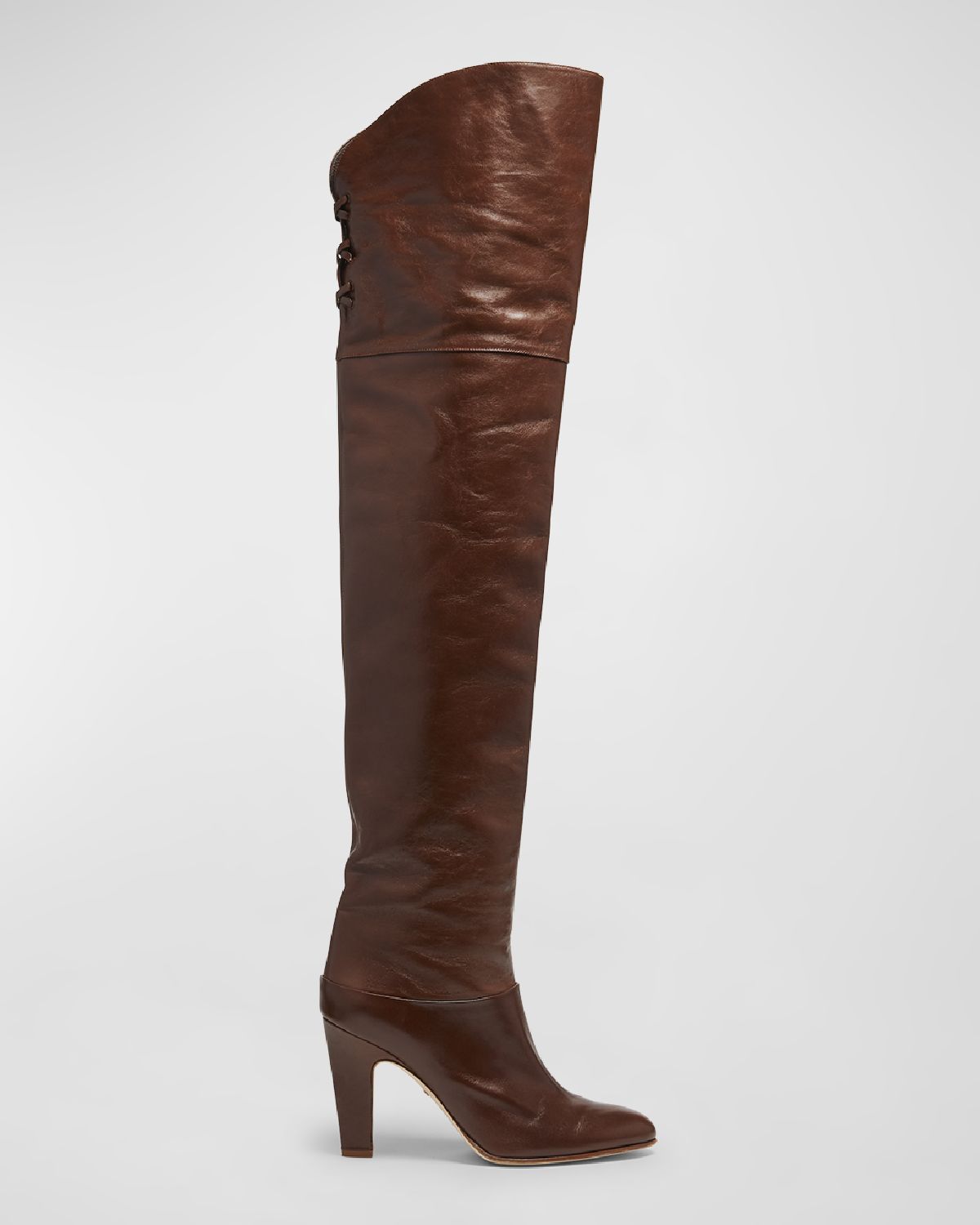Chloe Eve Leather Over-The-Knee Boots