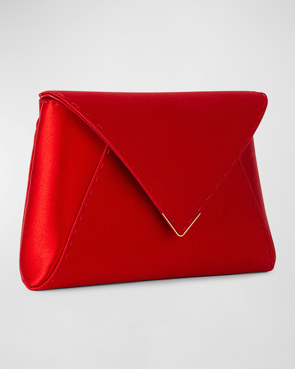 Tyler Ellis Lee Small Satin Pouchette Clutch Bag