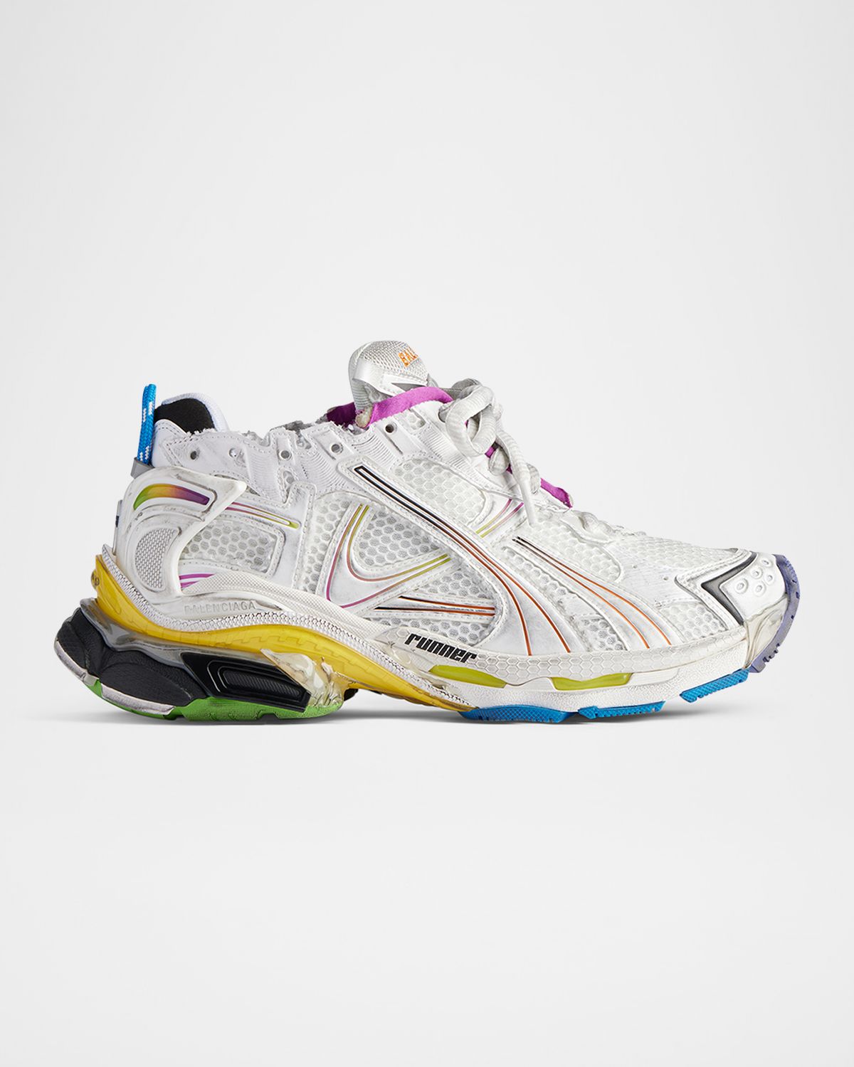 Balenciaga Men 's Mesh Runner Sneakers