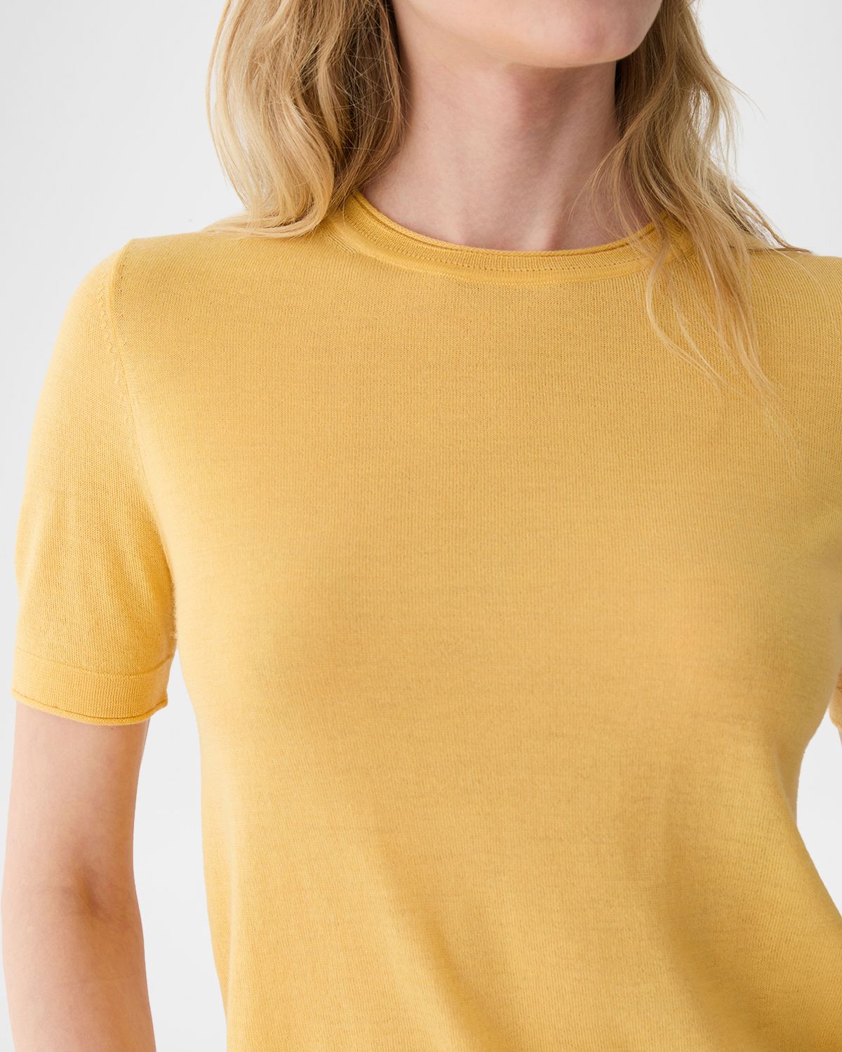 Lafayette 148 New York Crewneck Cashmere Rib Knit Sweater | Thumbnail 4 Lafayette 148 New York Crewneck Cashmere Rib Knit Sweater | Thumbnail 4