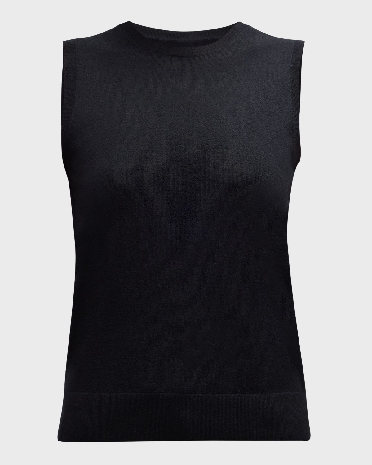 Neiman Marcus Cashmere Collection Superfine Cashmere Sleeveless Shell