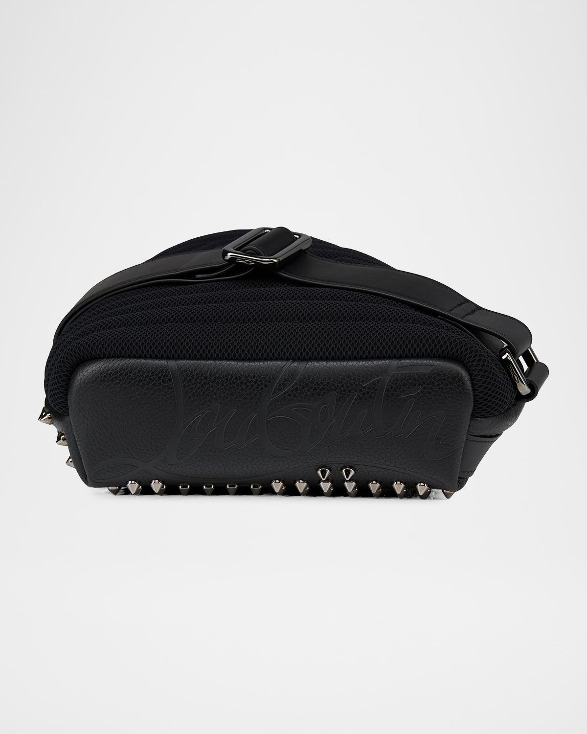 Christian Louboutin Men's Funky Leather Empire Spikes Sling Bag | Thumbnail 5 Christian Louboutin Men's Funky Leather Empire Spikes Sling Bag | Thumbnail 5