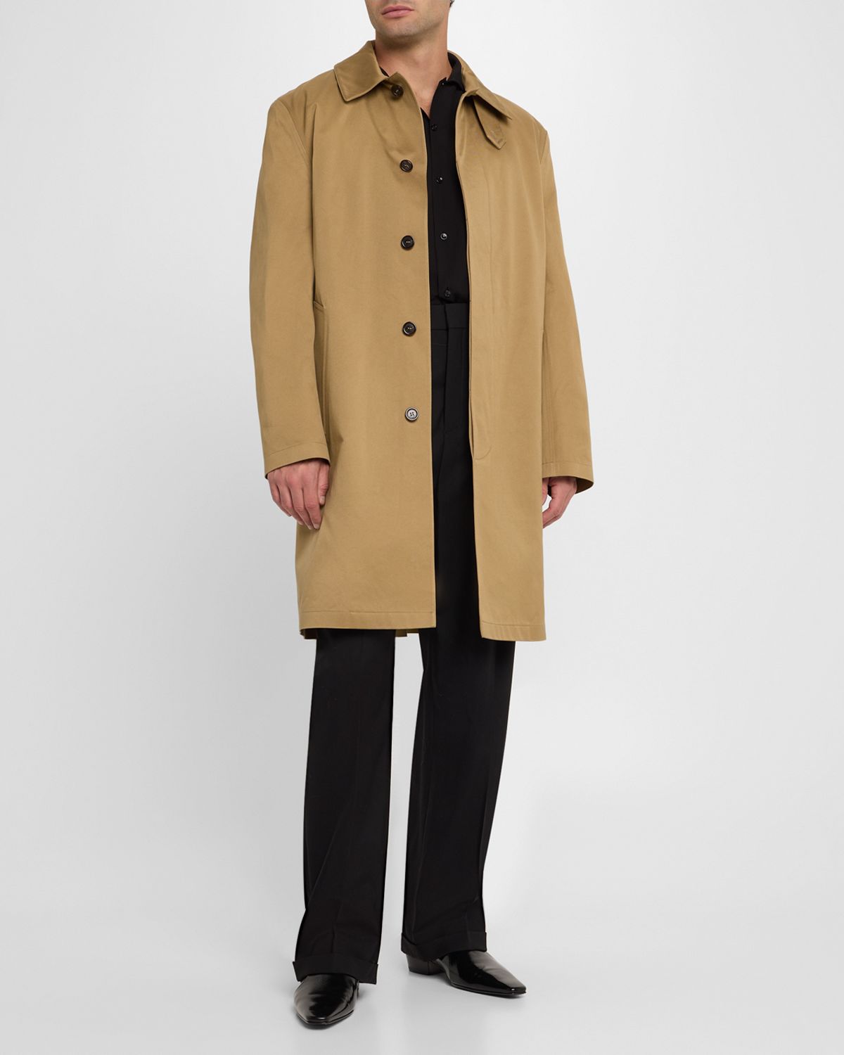 Men 's Mac Gabardine Coat