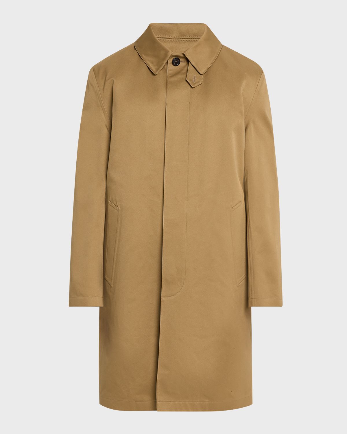 Saint Laurent Men 's Mac Gabardine Coat