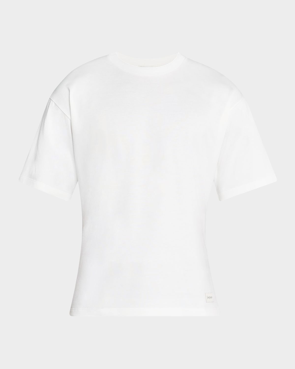 Saint Laurent Men 's T-Shirt with Logo Patch