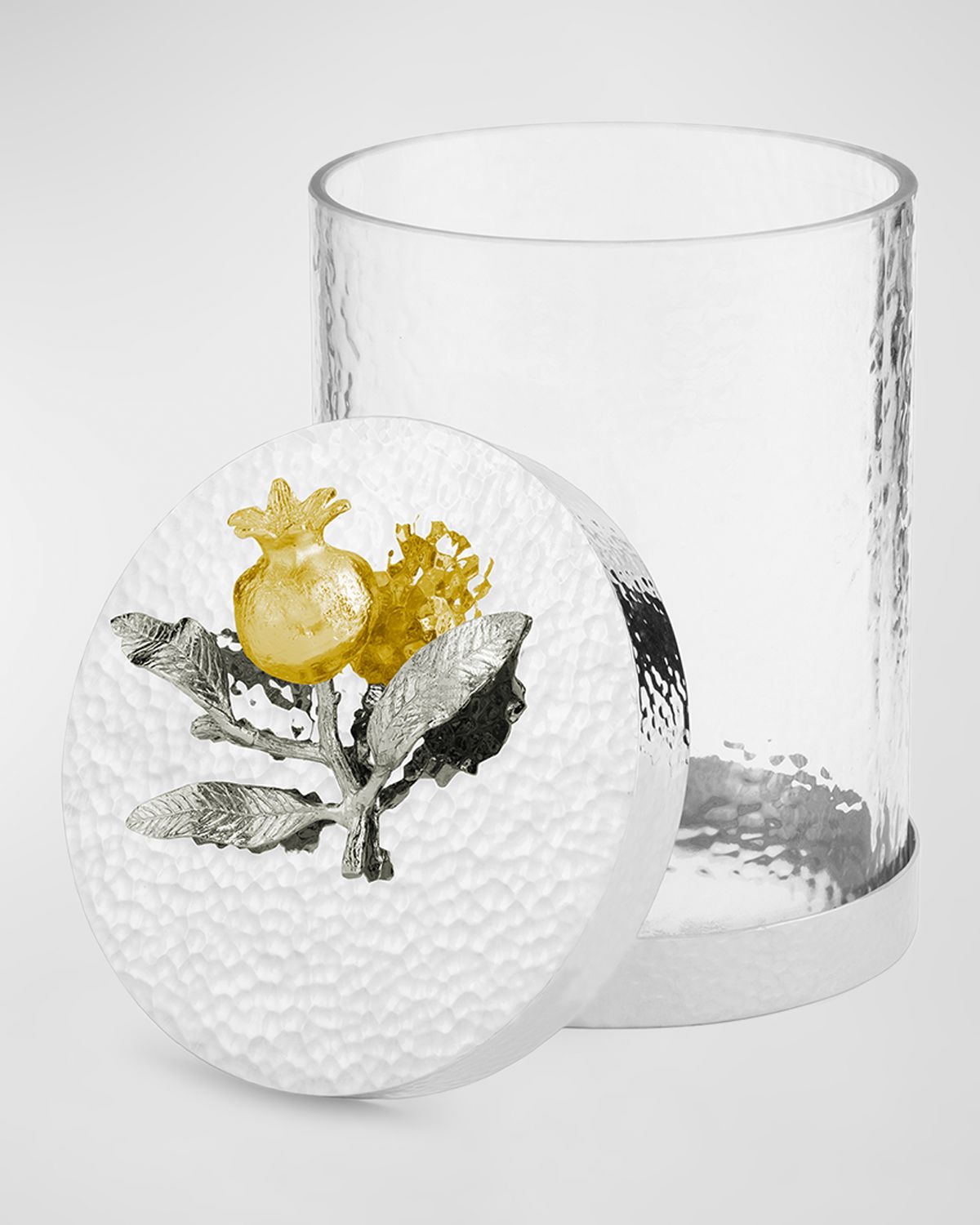 Michael Aram Pomegranate Silver & Gold Small Canister