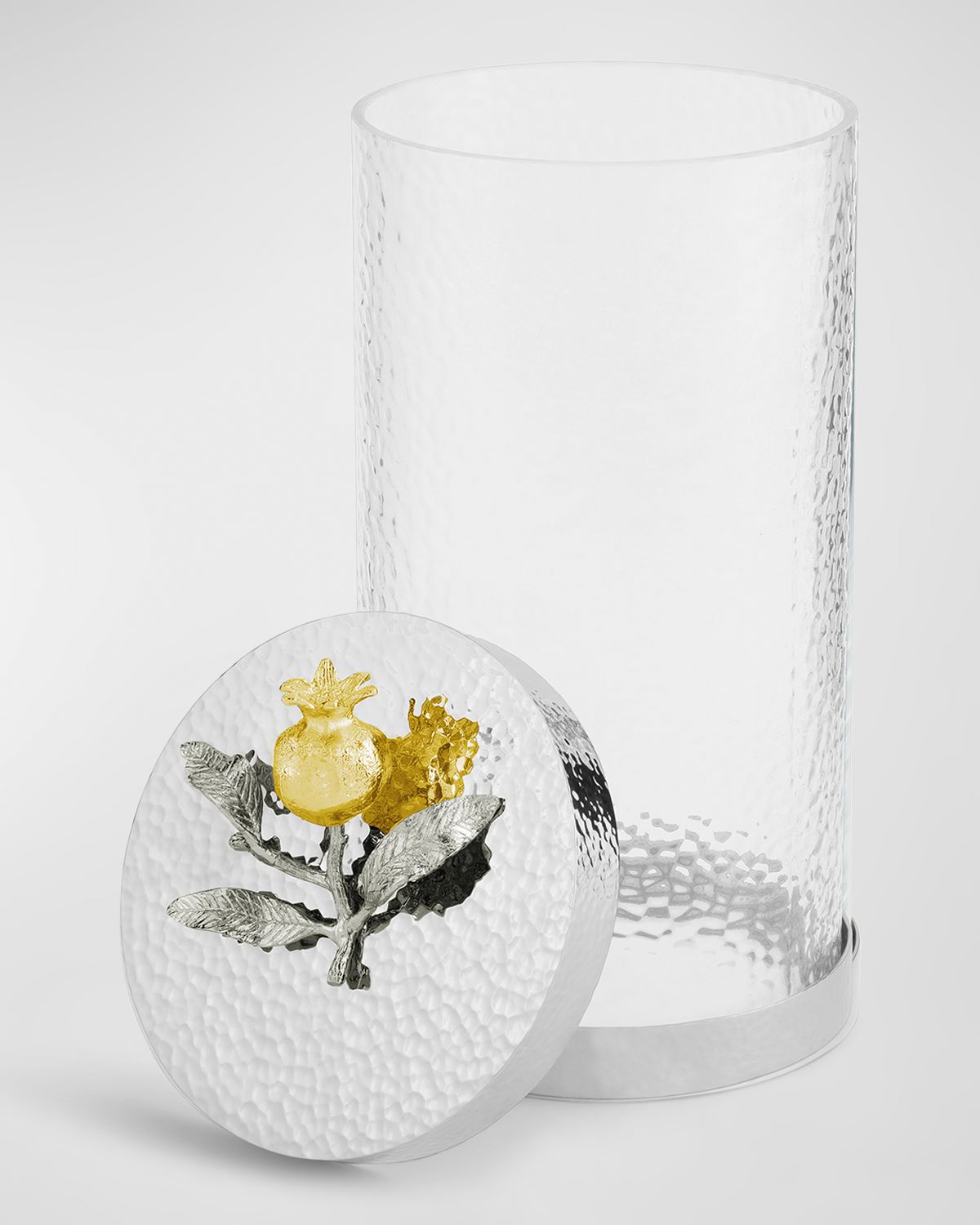 Michael Aram Pomegranate Silver & Gold Large Canister