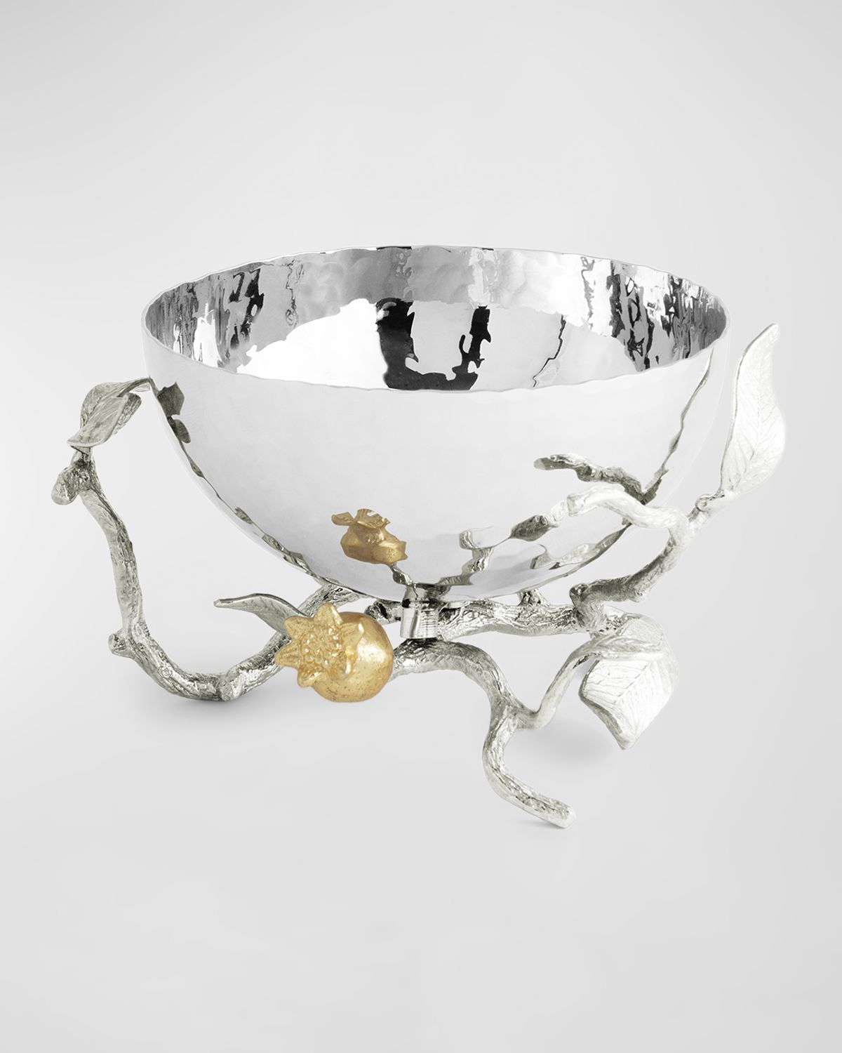 Michael Aram Pomegranate Silver & Gold Nut Bowl