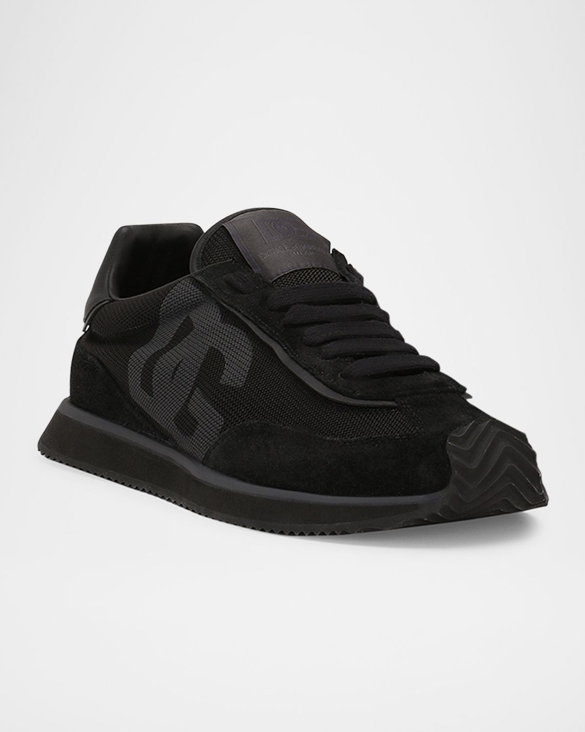 Dolce & Gabbana Men 's Mixed-Material DG Cushion Sneakers