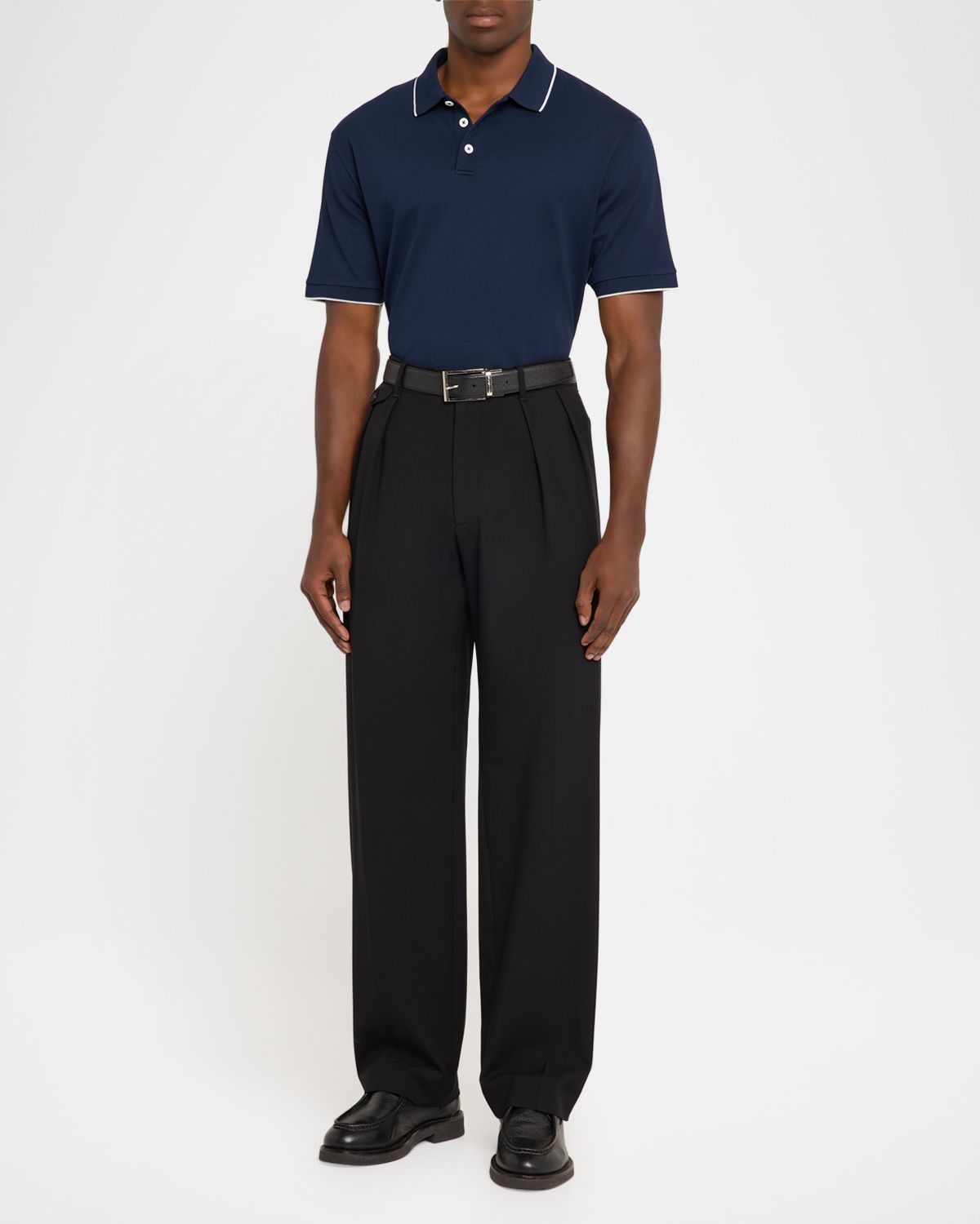 Giorgio Armani Men 's Tipped Polo Shirt