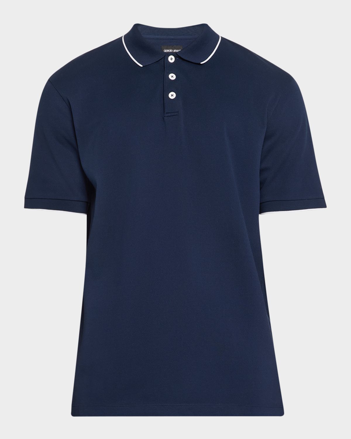 Giorgio Armani Men 's Tipped Polo Shirt