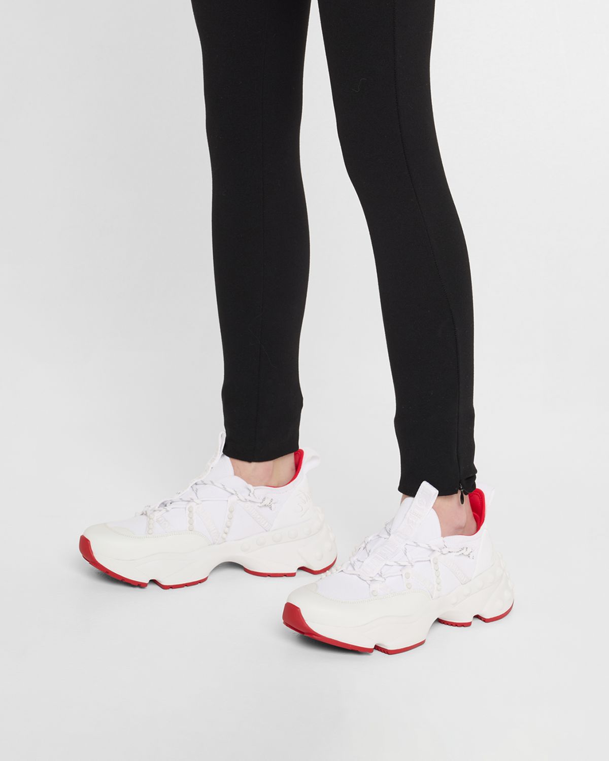Christian Louboutin Trailnrun Donna Mixed-Media Sneakers