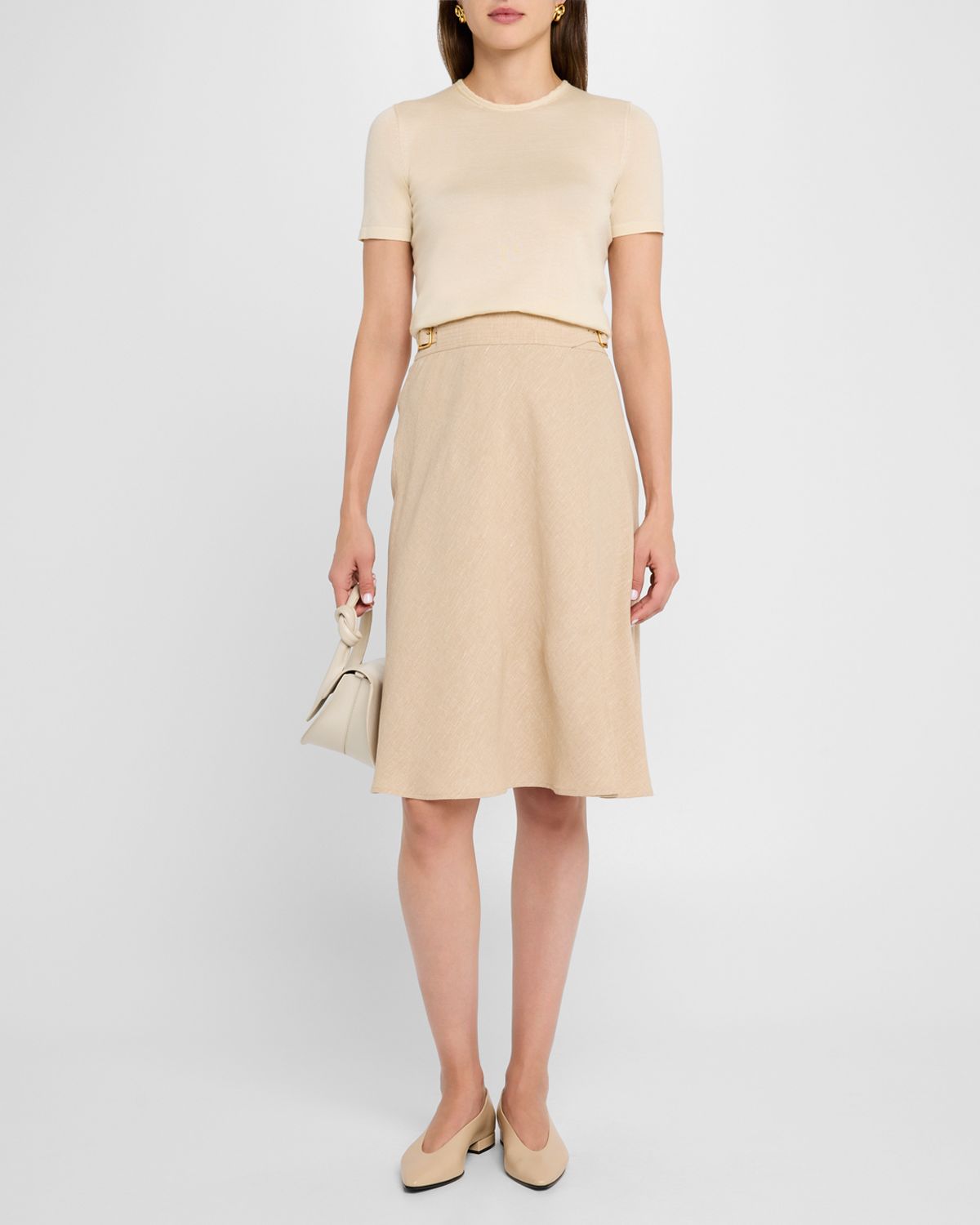 Loro Piana Rimella Cashmere-Silk Crewneck Sweater