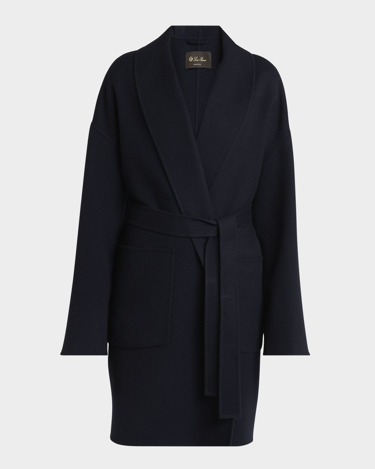 Loro Piana Jed Cashmere Single-Breasted Short Coat