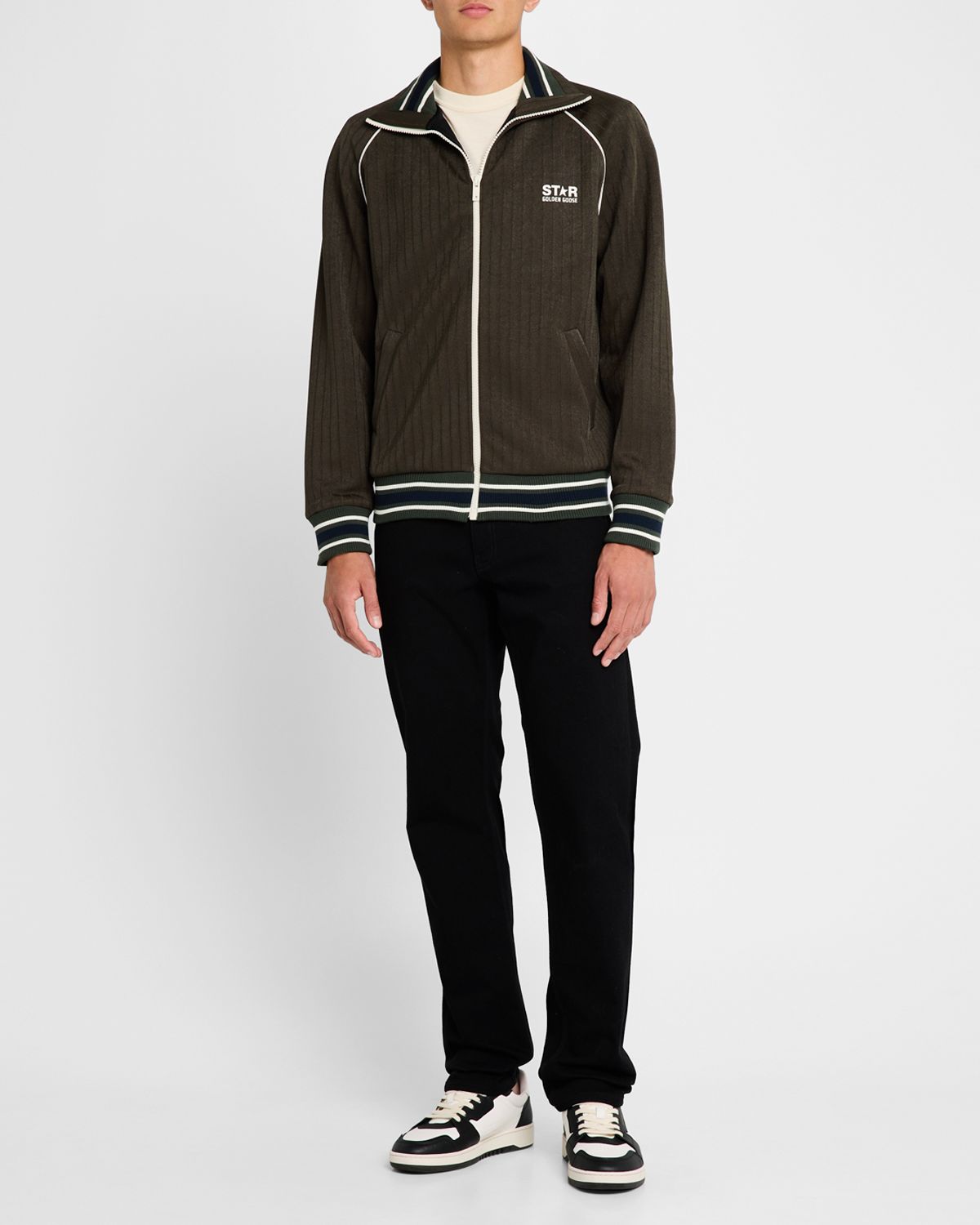 Golden Goose Men 's Star MS Raglan Track Jacket