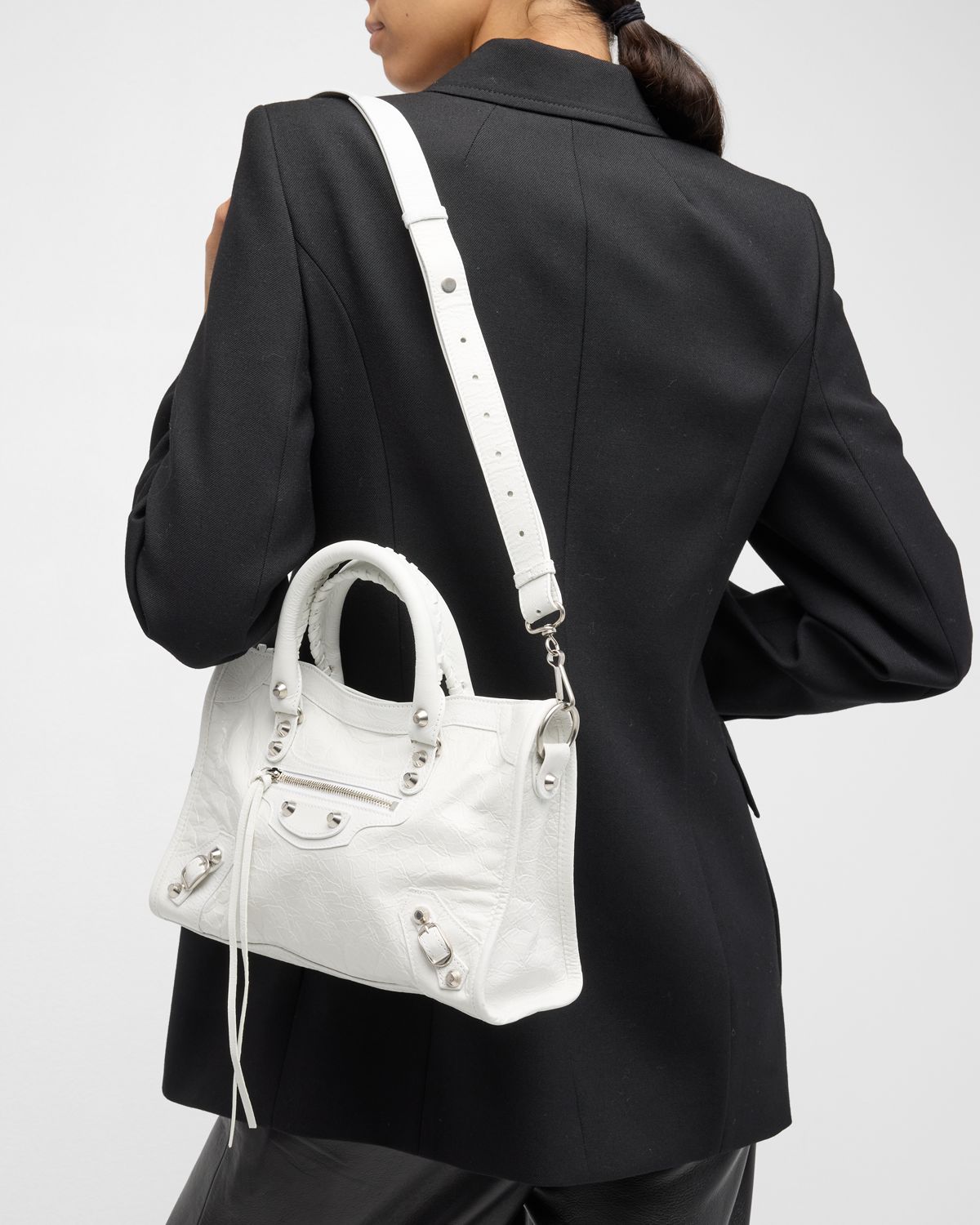 Balenciaga Le City Small Leather Top-Handle Bag | Thumbnail 9 Balenciaga Le City Small Leather Top-Handle Bag | Thumbnail 9