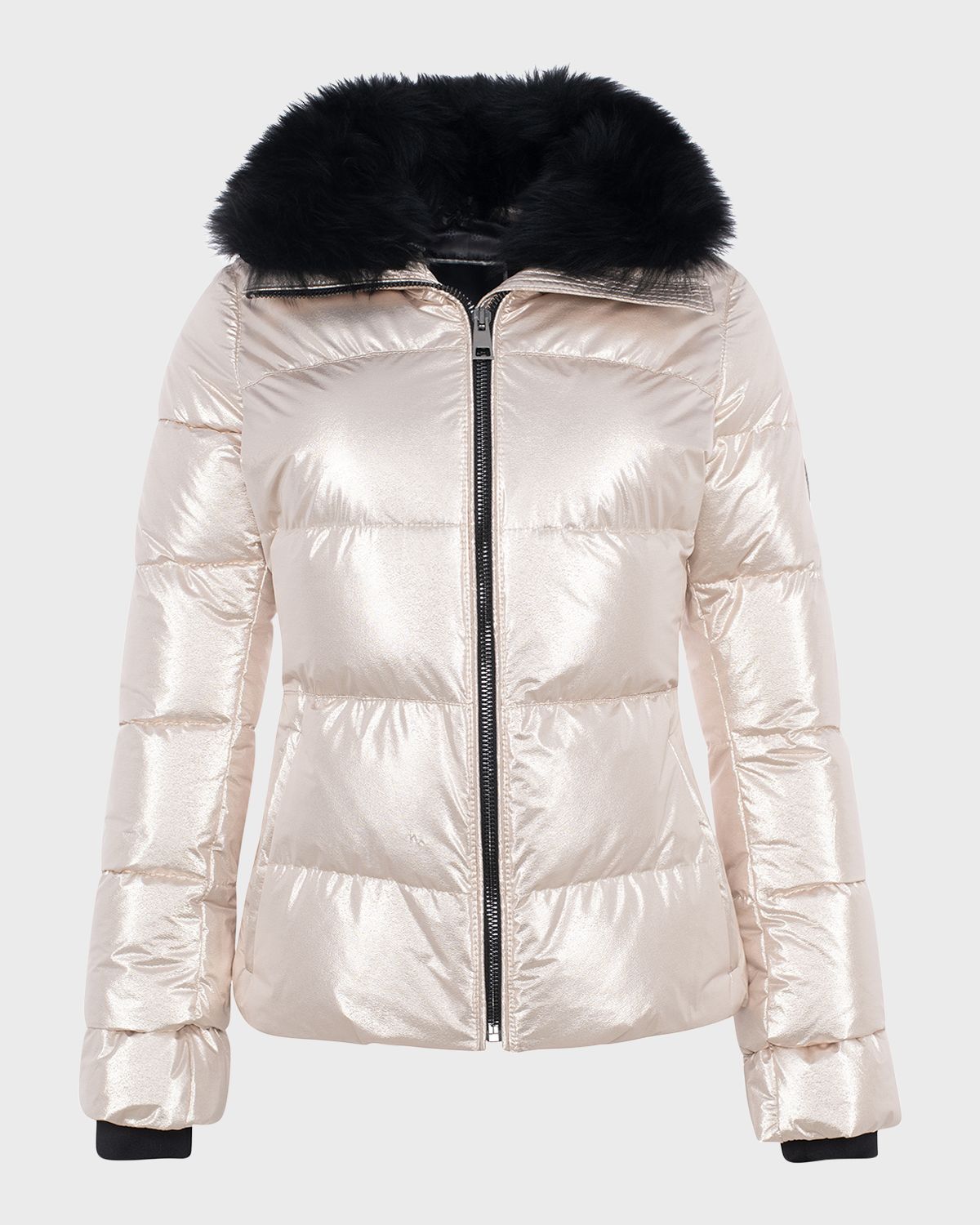 Gorski Apres-Ski Jacket With Detachable Toscana Lamb Shearling Collar