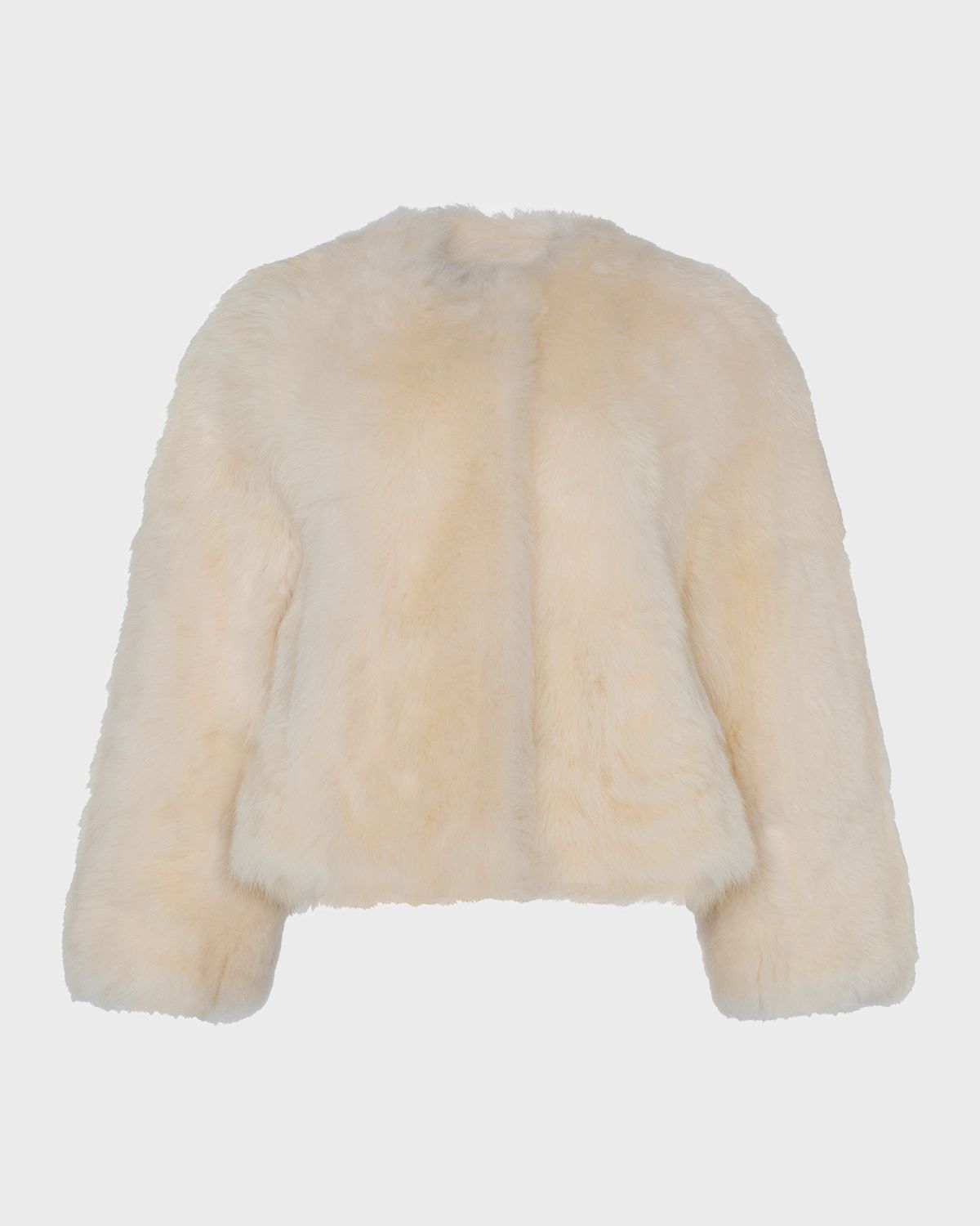 Gorski Reversible Toscana Shearling Lamb Collarless Jacket