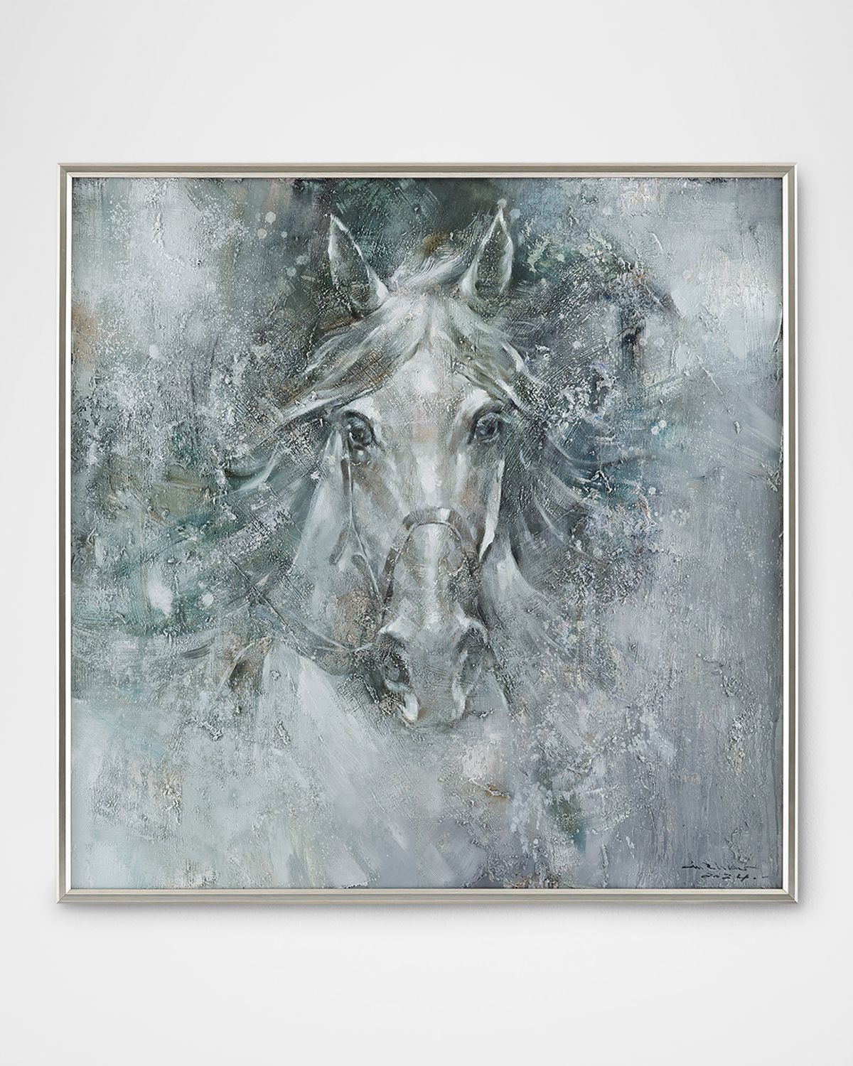 John-Richard Collection "Starlit Stallion" Original Painting by LM Zhou | Thumbnail 4