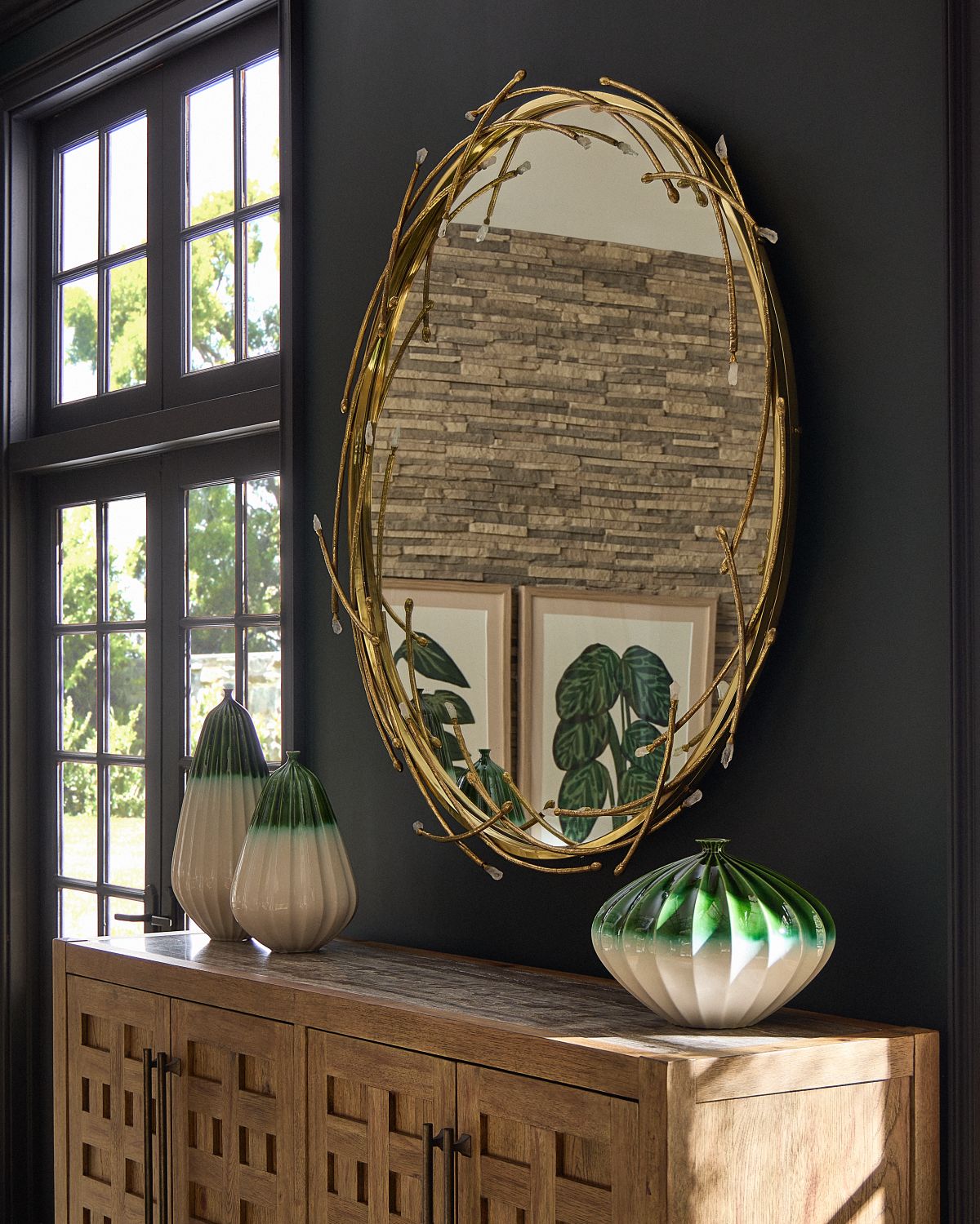 John-Richard Collection Quartz Spiral Mirror, 59