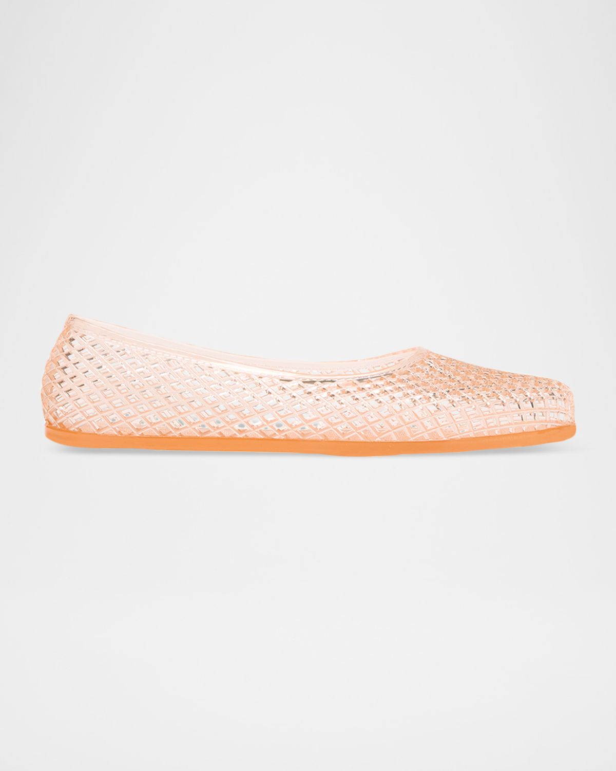 Ancient Greek Sandals Iro Transparent Jelly Ballerina Flats | Thumbnail 6