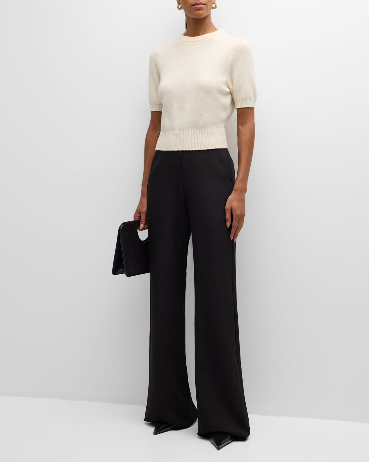 Toccin Elsie Short-Sleeve Sweater