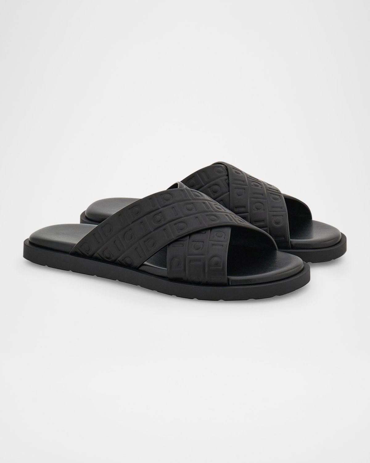 Ferragamo Men 's Brise Hug Slide Sandals | Thumbnail 6