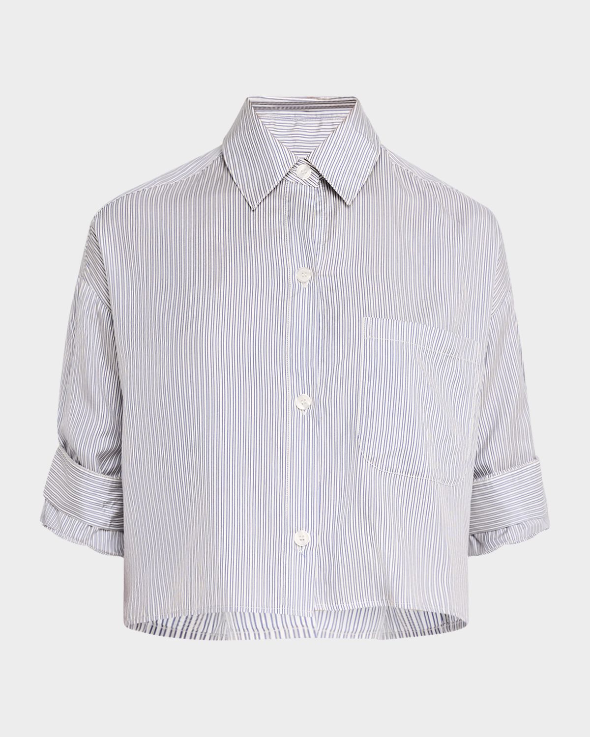 TWP Next Ex Striped Button-Front Shirt