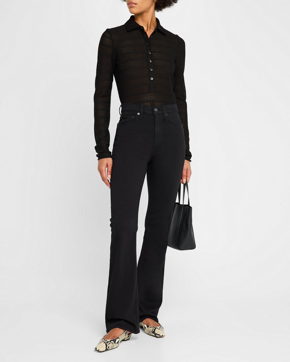 Rag & Bone Flexi Peyton High-Rise Bootcut Jeans