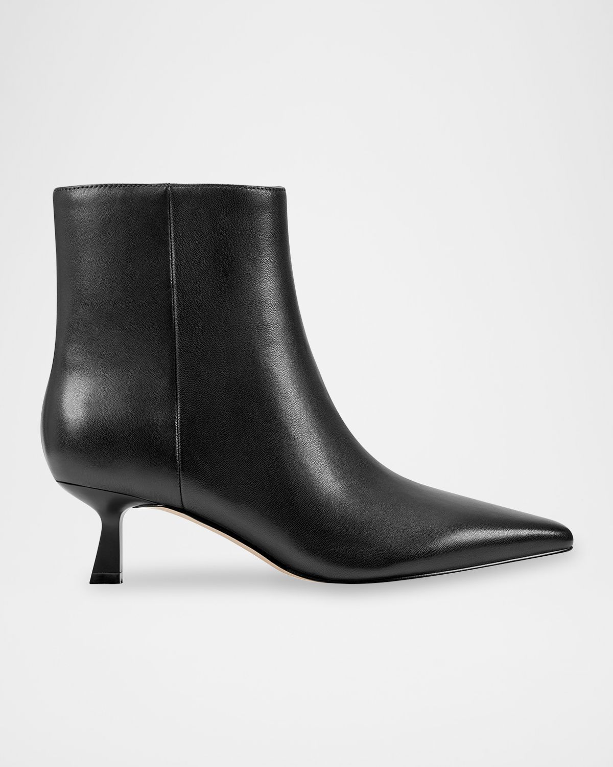 Marc Fisher LTD Kolton Leather Kitten Zip Booties